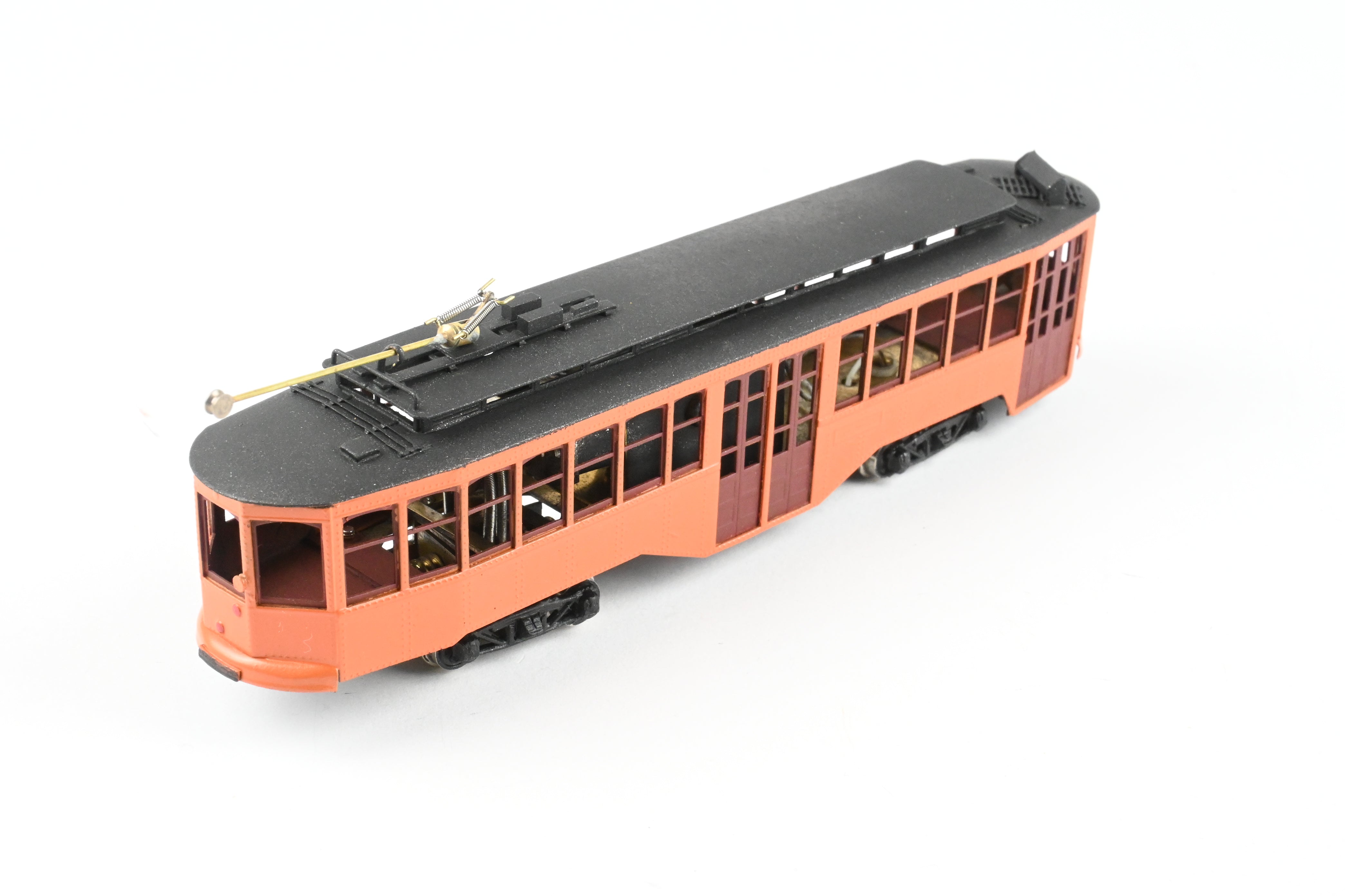 HO Scale Brass Fairfield Models Pittsburgh Railway Co. Single End Version Jones Trolley Car Collectible Model
