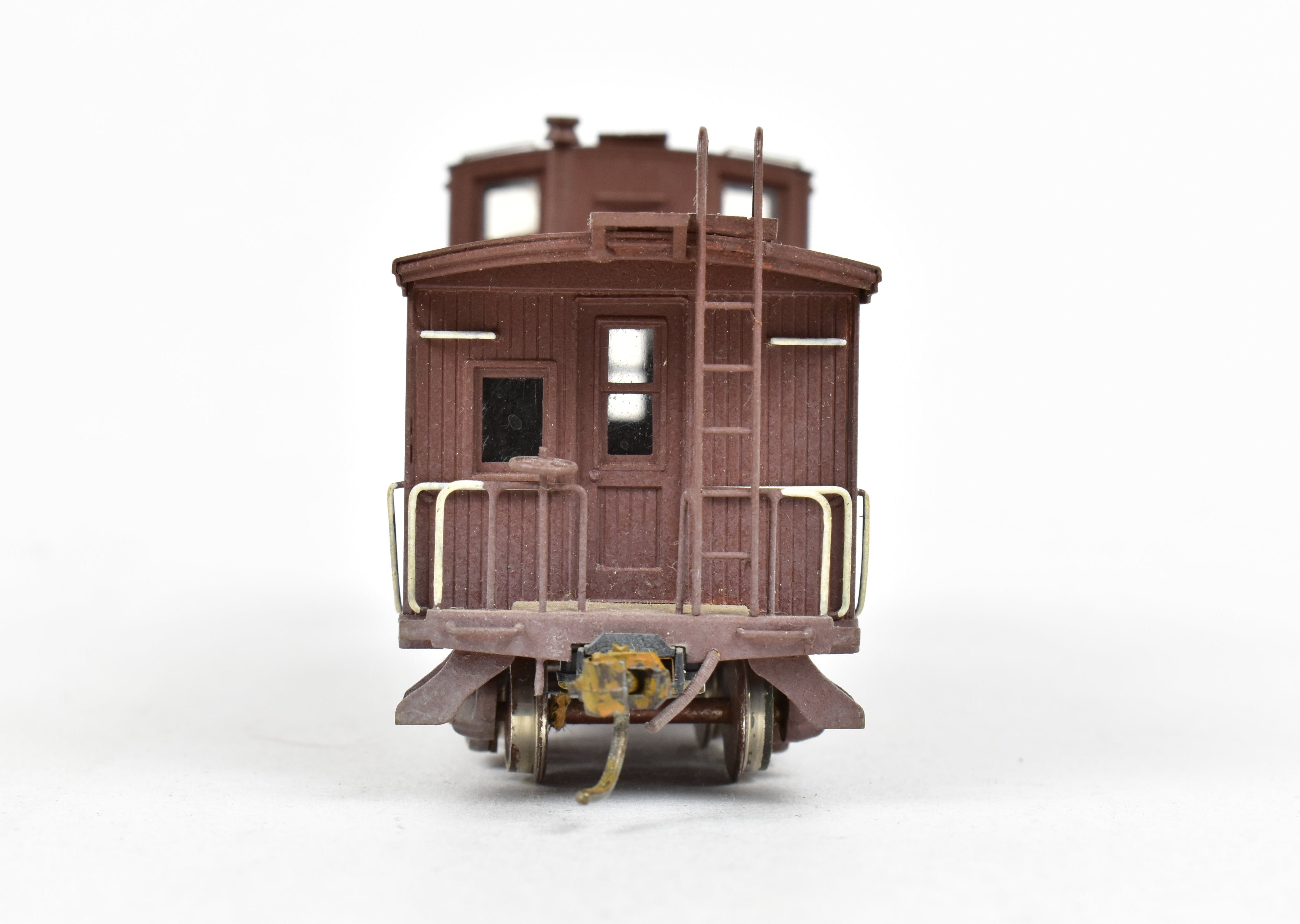 HO Scale Brass Balboa SP - Southern Pacific C30 - 1 Wood Caboose Model with Custom Painting and Weathering