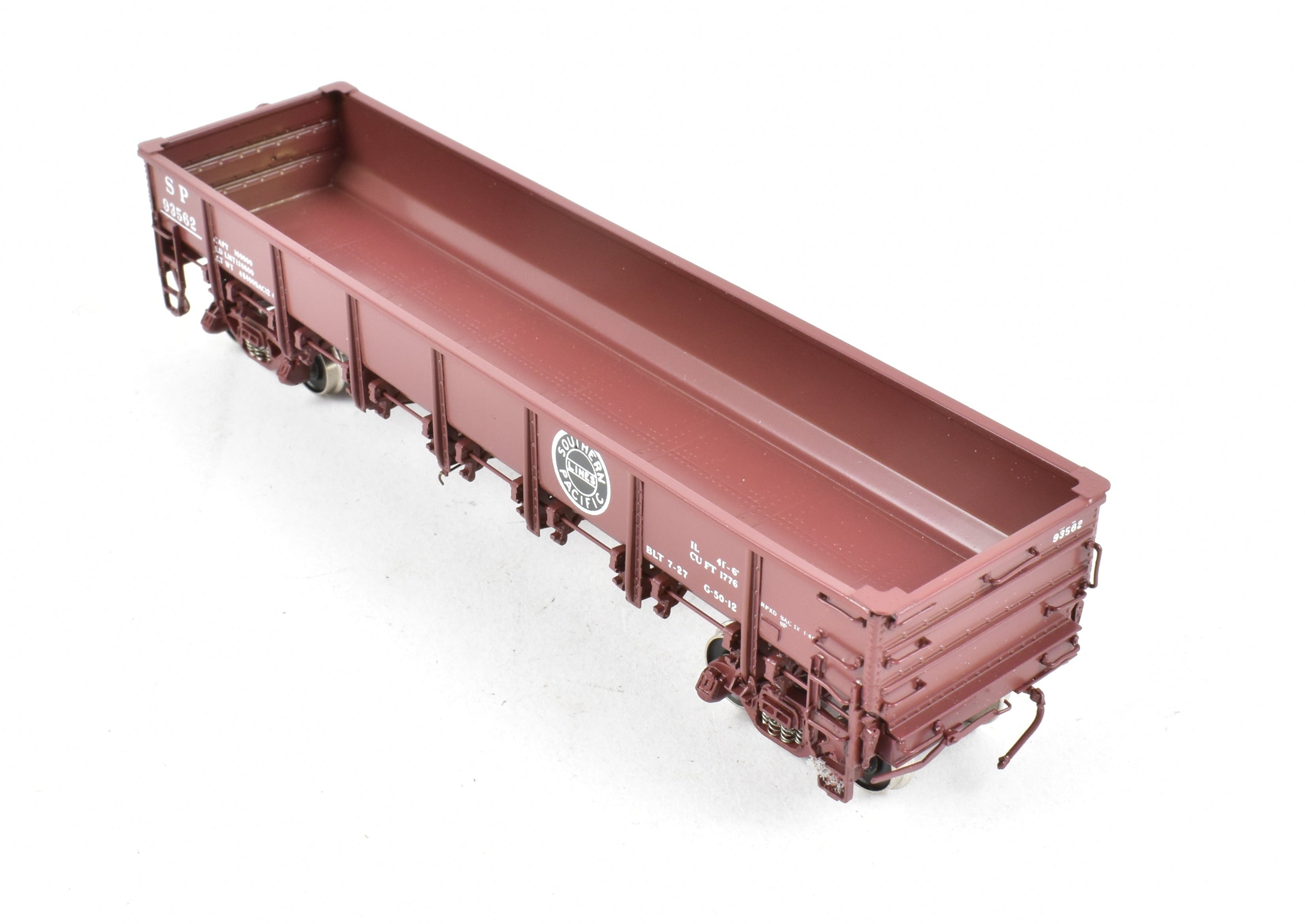 1940s HO Brass Southern Pacific Class G50 - 12 Drop Bottom Gondola by Challenger Imports