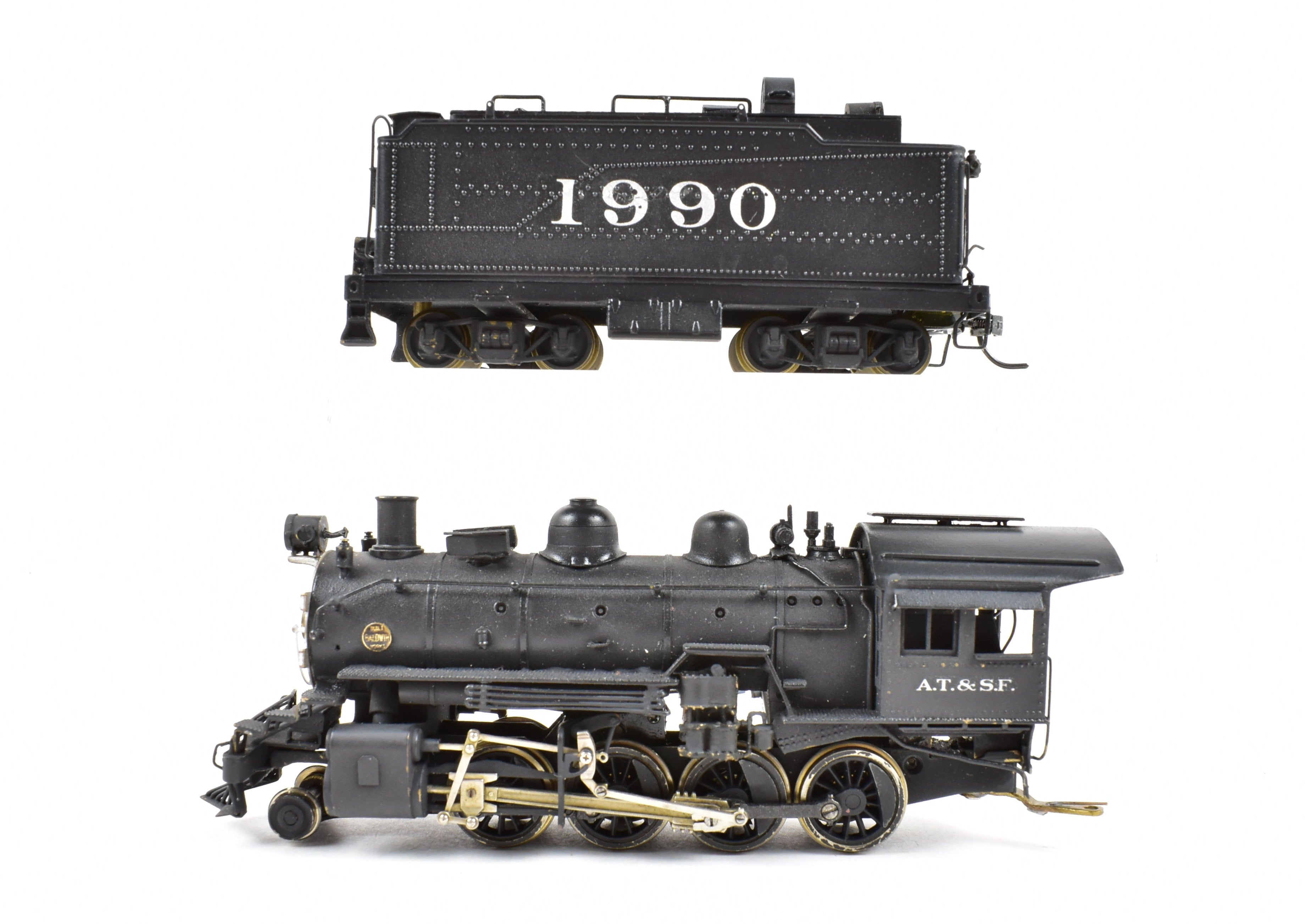 HO Brass PFM - United ATSF Santa Fe 2-8-0 Custom Painted with Can Motor & NWSL Gearbox Upgrade