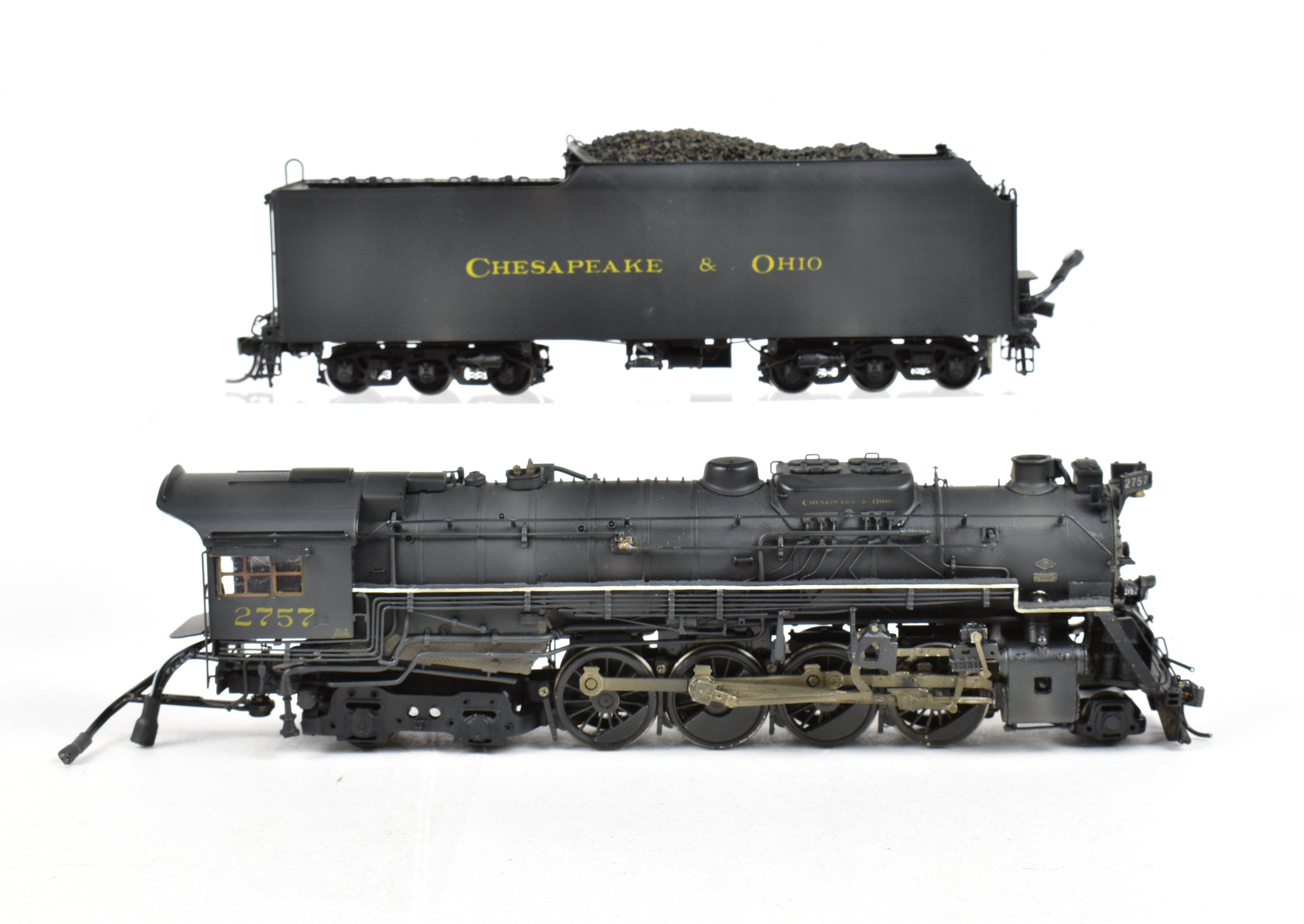HO Brass Precision Scale Co. C&O K-4 2-8-4 Kanawha #2757 DCC Sound Model
