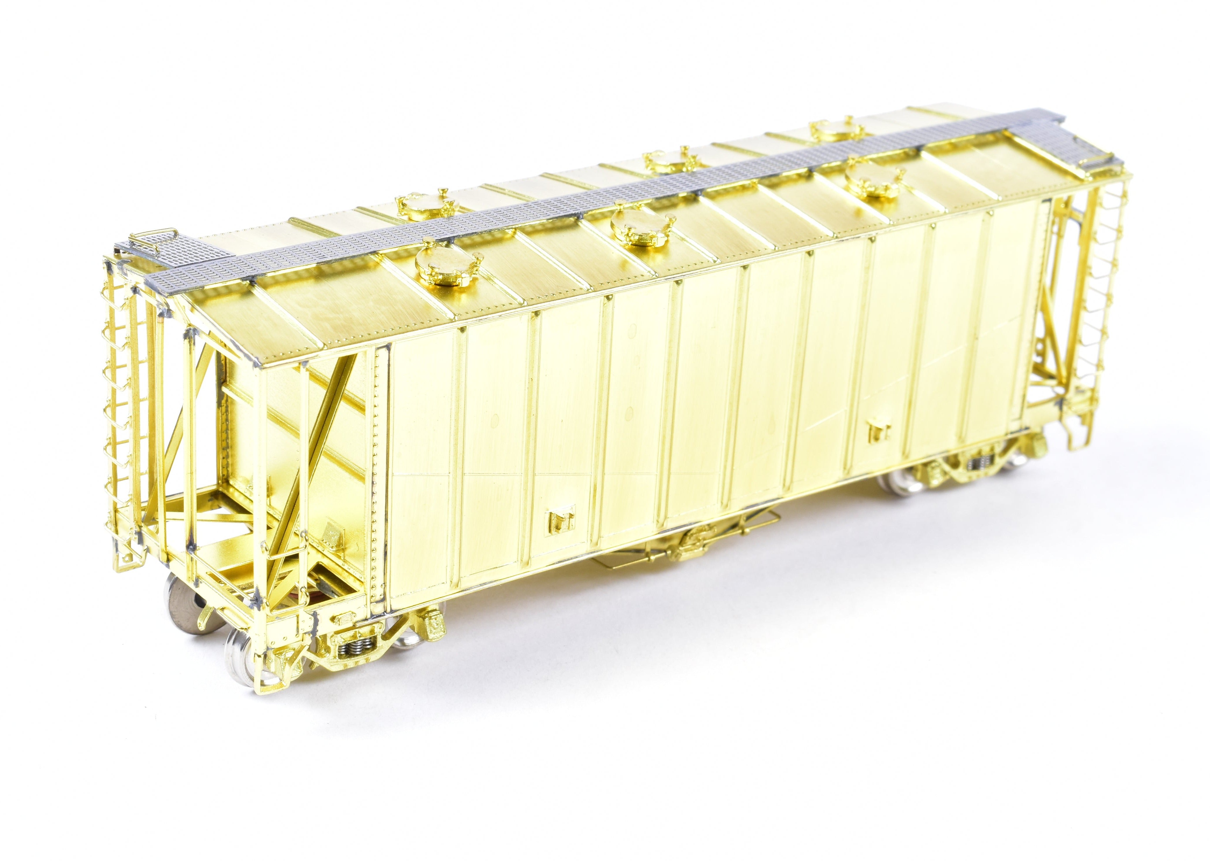 HO Scale Brass Airslide Covered Hopper Model by Overland Models, Inc. (OMI) for Various Roads