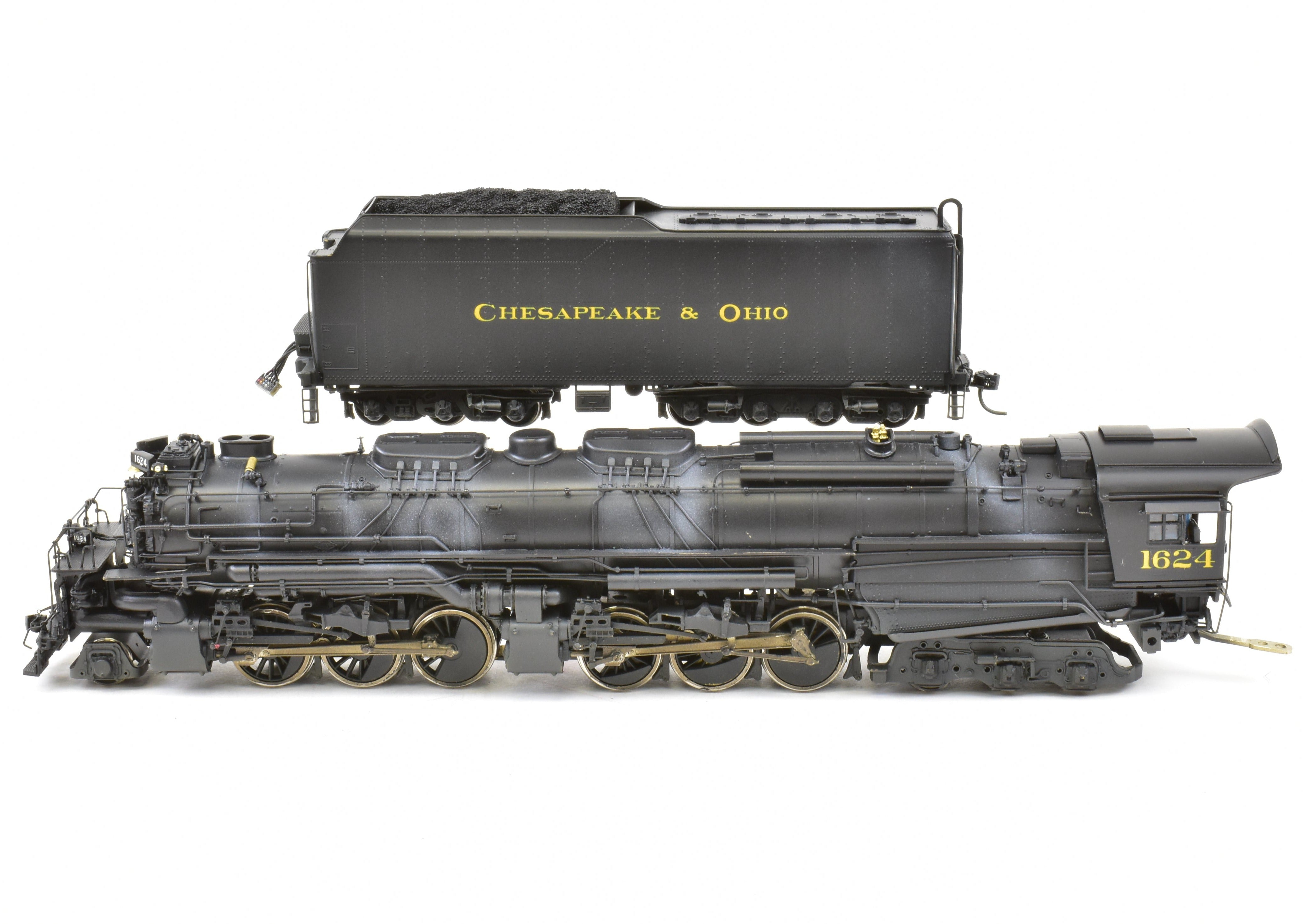 HO Scale Brass Key Imports C&O 2-6-6-6 Allegheny No. 1624 DCC & Sound
