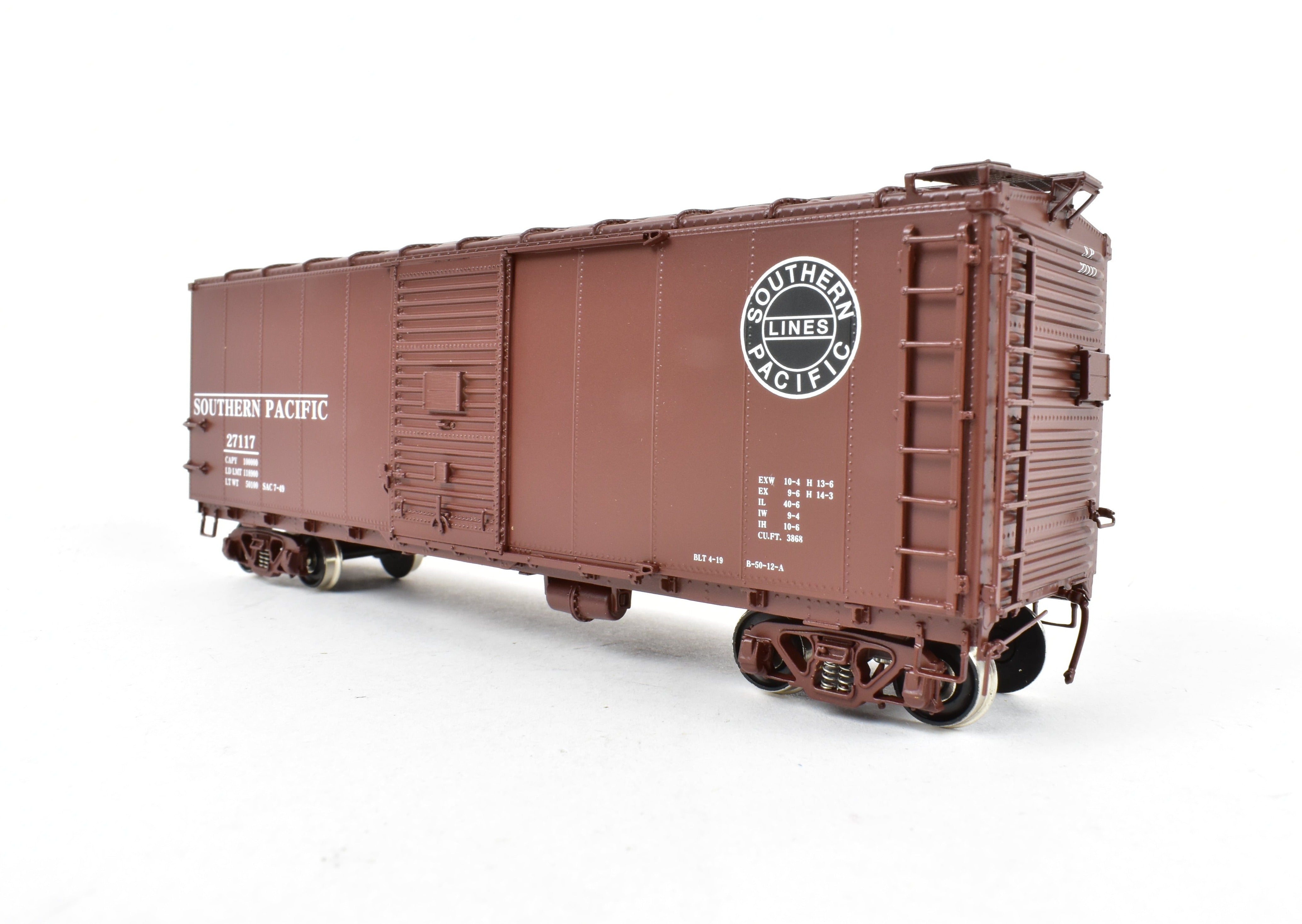 HO Brass CIL Challenger Imports SP Rebuilt Steel Side Box Car #27117