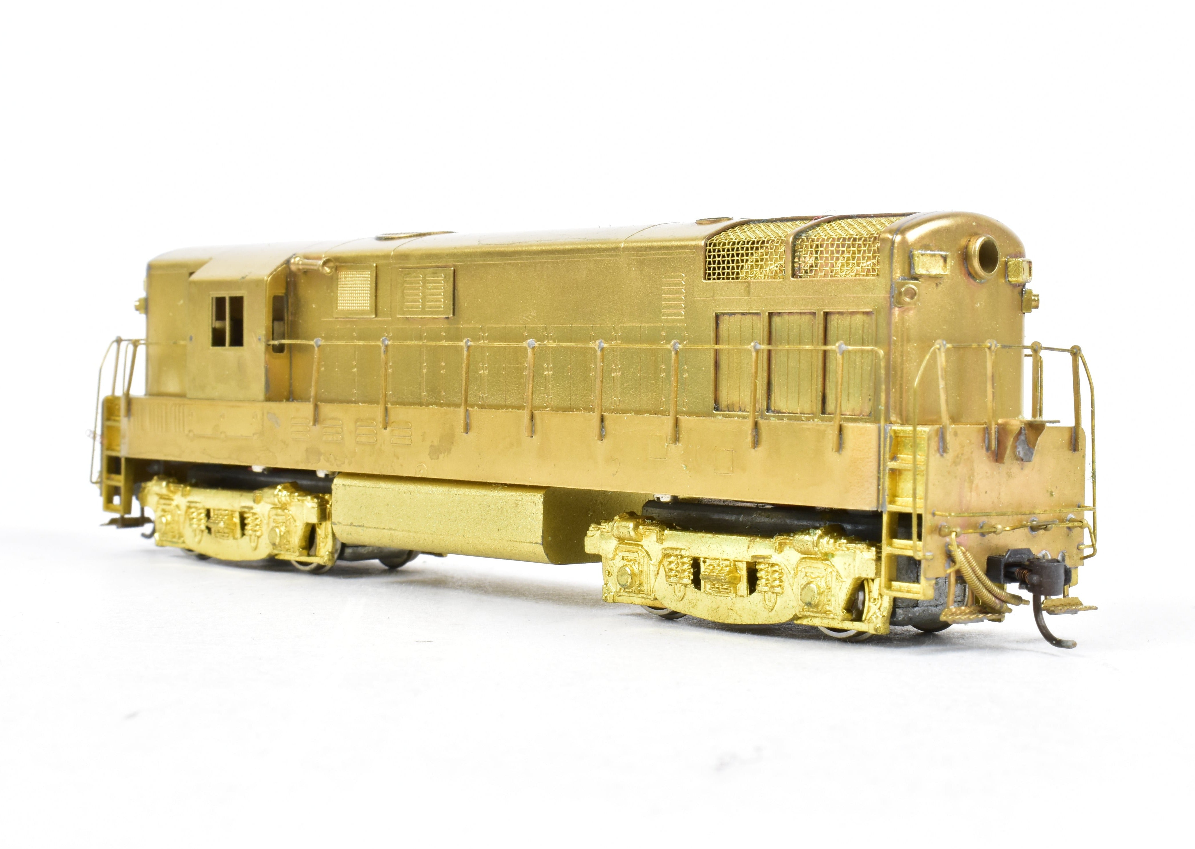 1970s HO Brass Red Ball Baby Trainmaster H-16-44 Model by Fairbanks Morse