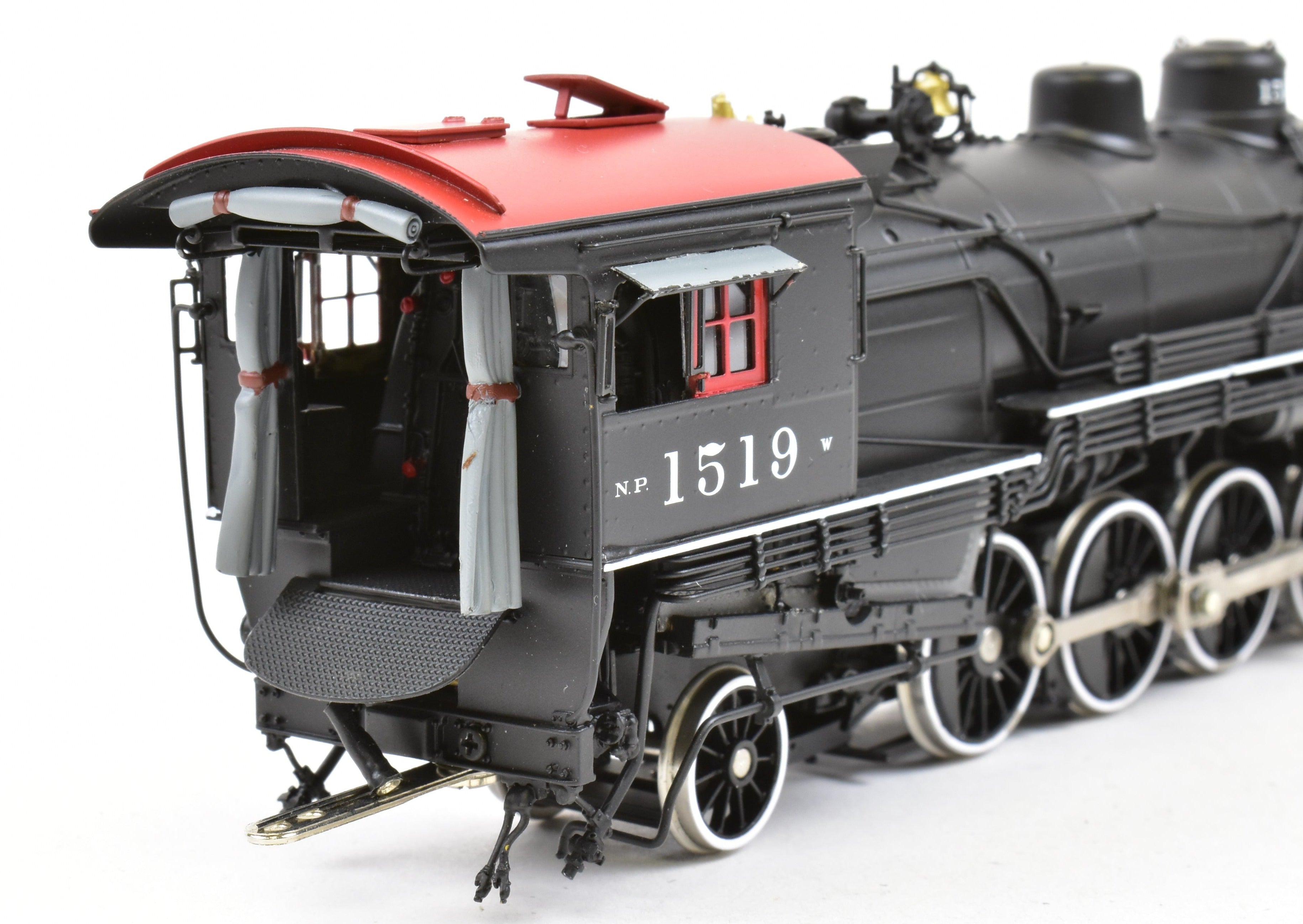 HO Scale Brass Northern Pacific Class W 2-8-2 Version 1A Painted Locomotive No. 1519 by W&R