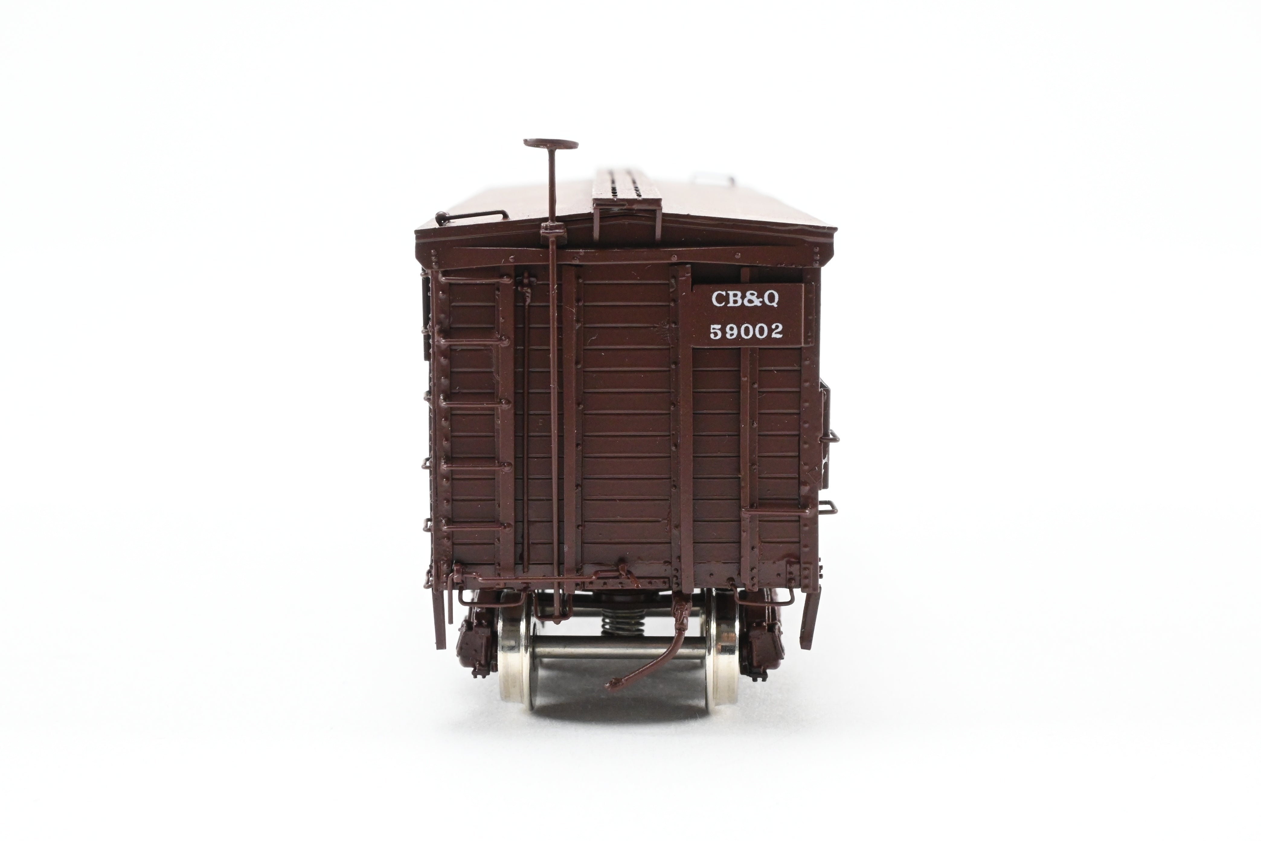 HO Scale Brass Challenger Imports CB&Q Burlington Route SM-16 36' Stock Car No. 59002