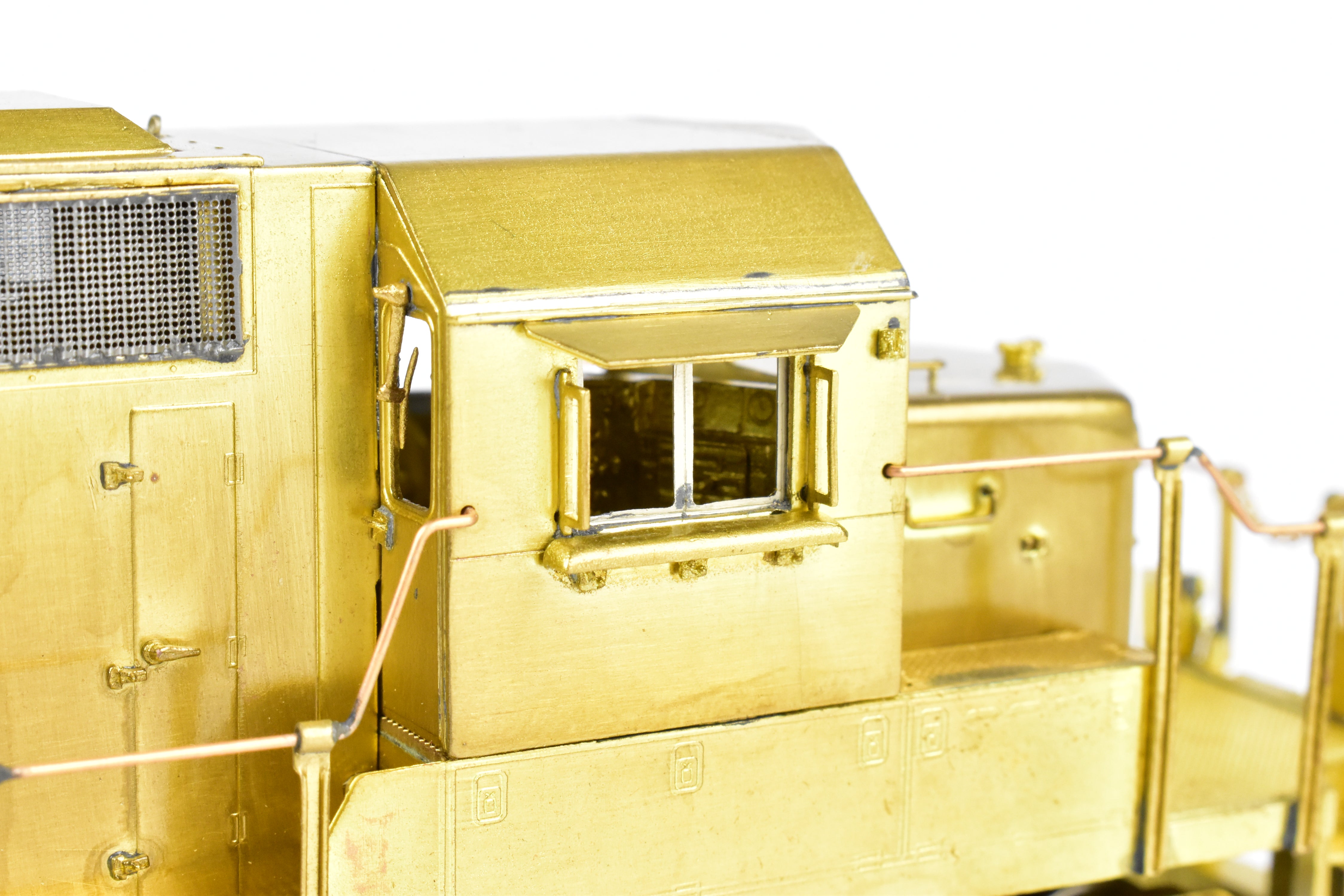 HO Scale Brass Locomotive Model by Overland Models Inc. (OMI) - EMD SD40 without Dynamic Brakes and with High Mounted Brake Cylinders for Various Railroads