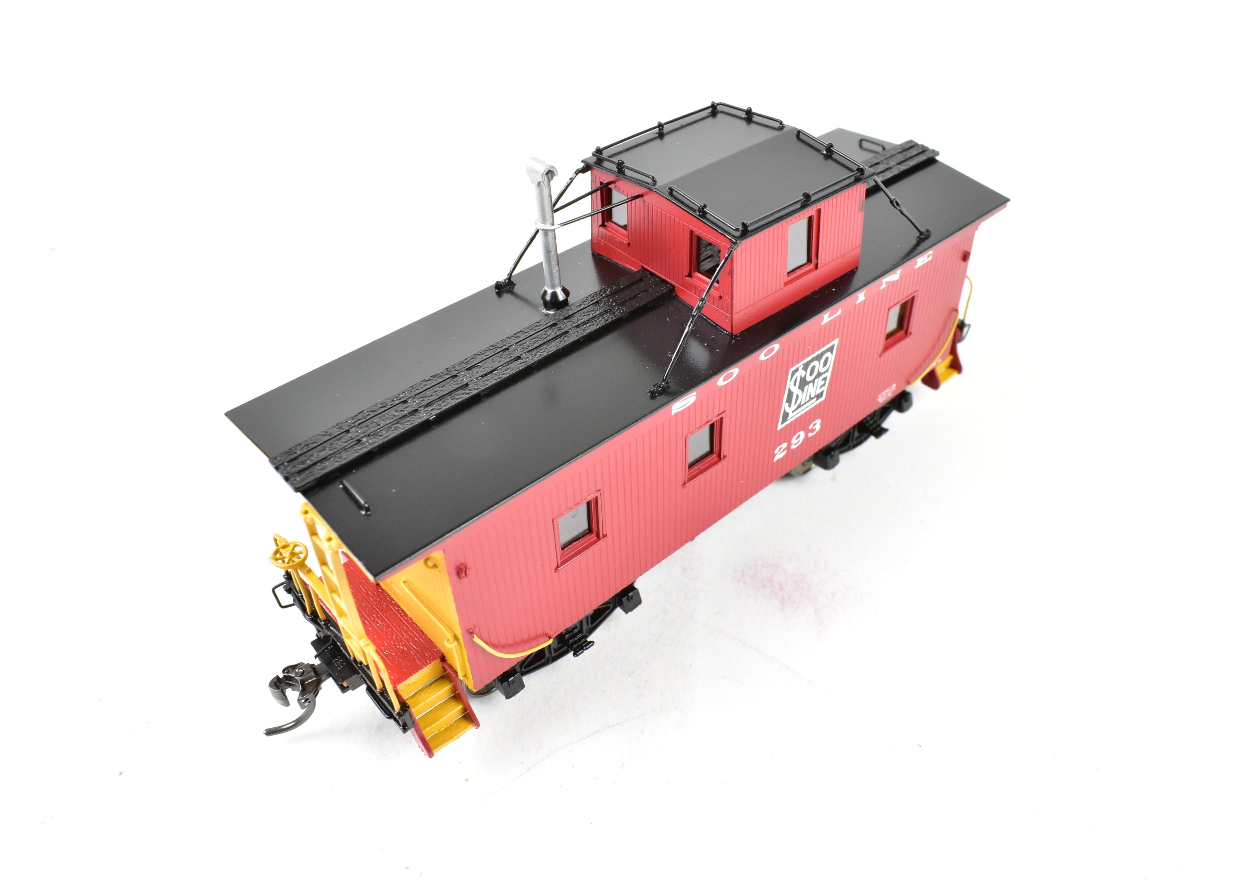 1996 HO Brass OMI Soo Line Shorty Wood Sheath Caboose FP No. 293