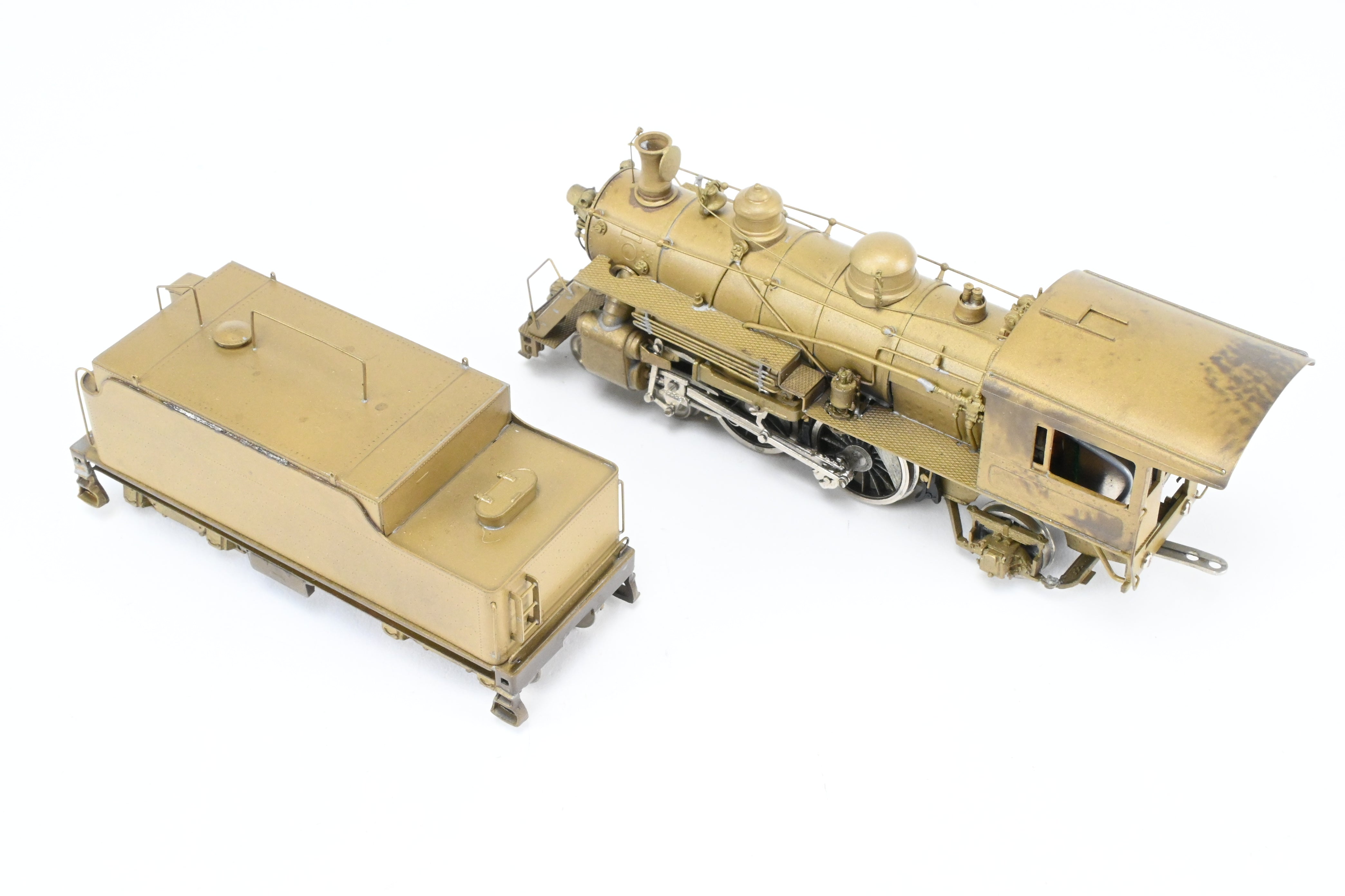 HO Scale Brass Model Train - NWSL/FED - Far East Distributors SSW - Cotton Belt 4-4-2 Class E-1 Equipped with New NWSL Drive Unit