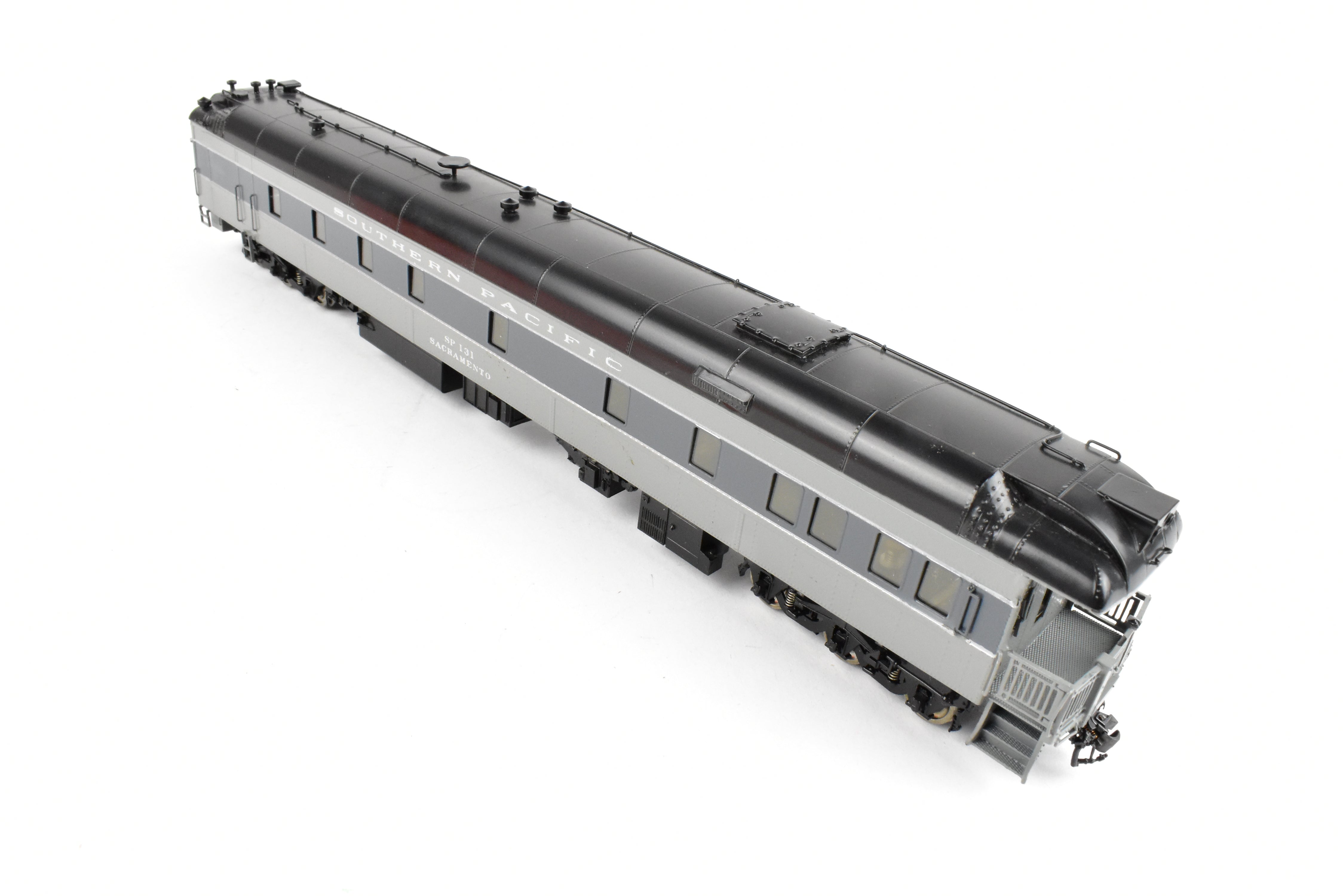 HO Brass Precision Scale Co. Southern Pacific Sacramento Business Car in Factory Two-Tone Gray