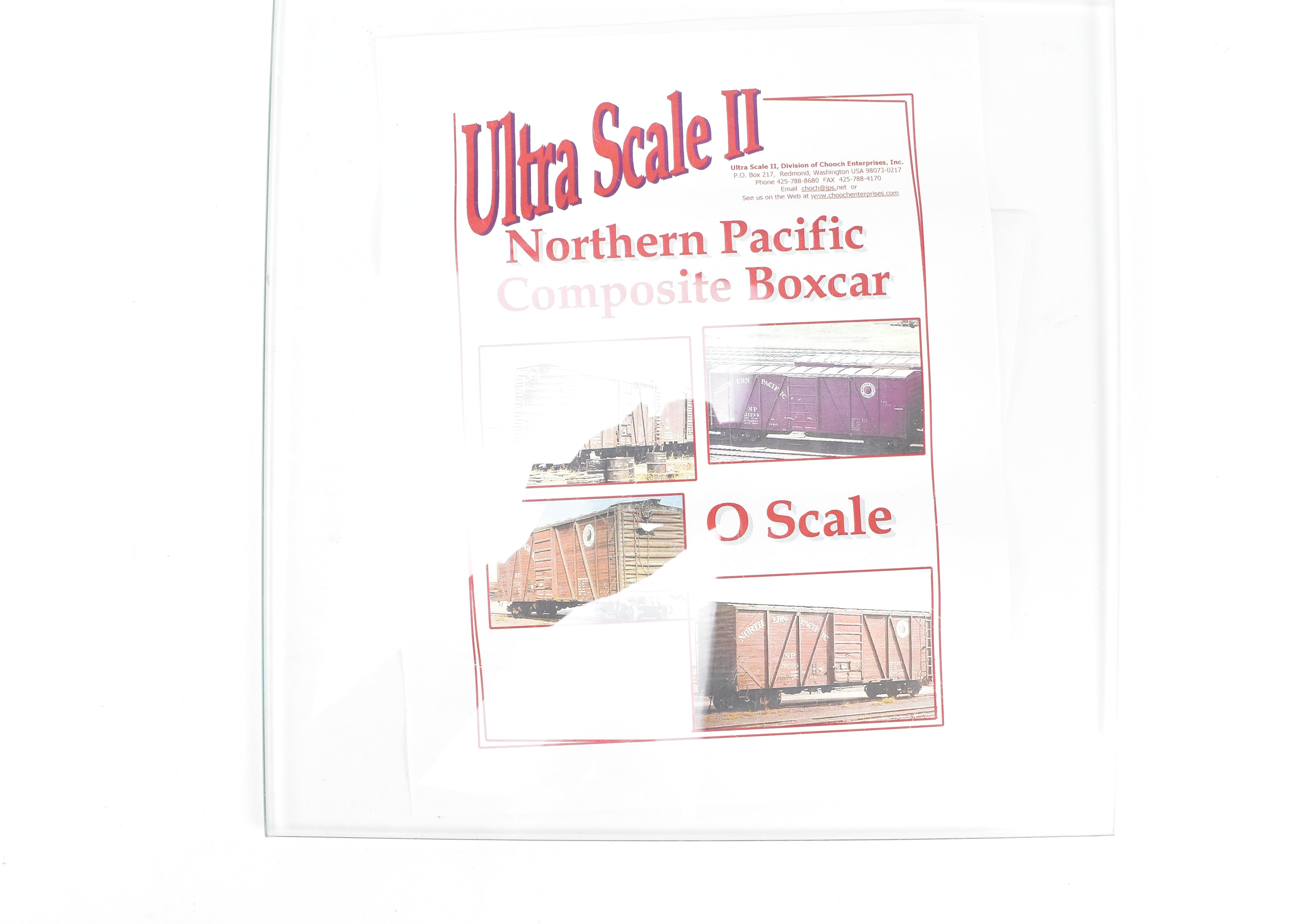 O Scale Chooch Ultra Scale II Resin Kit for NP 40' Outside Braced Box Car