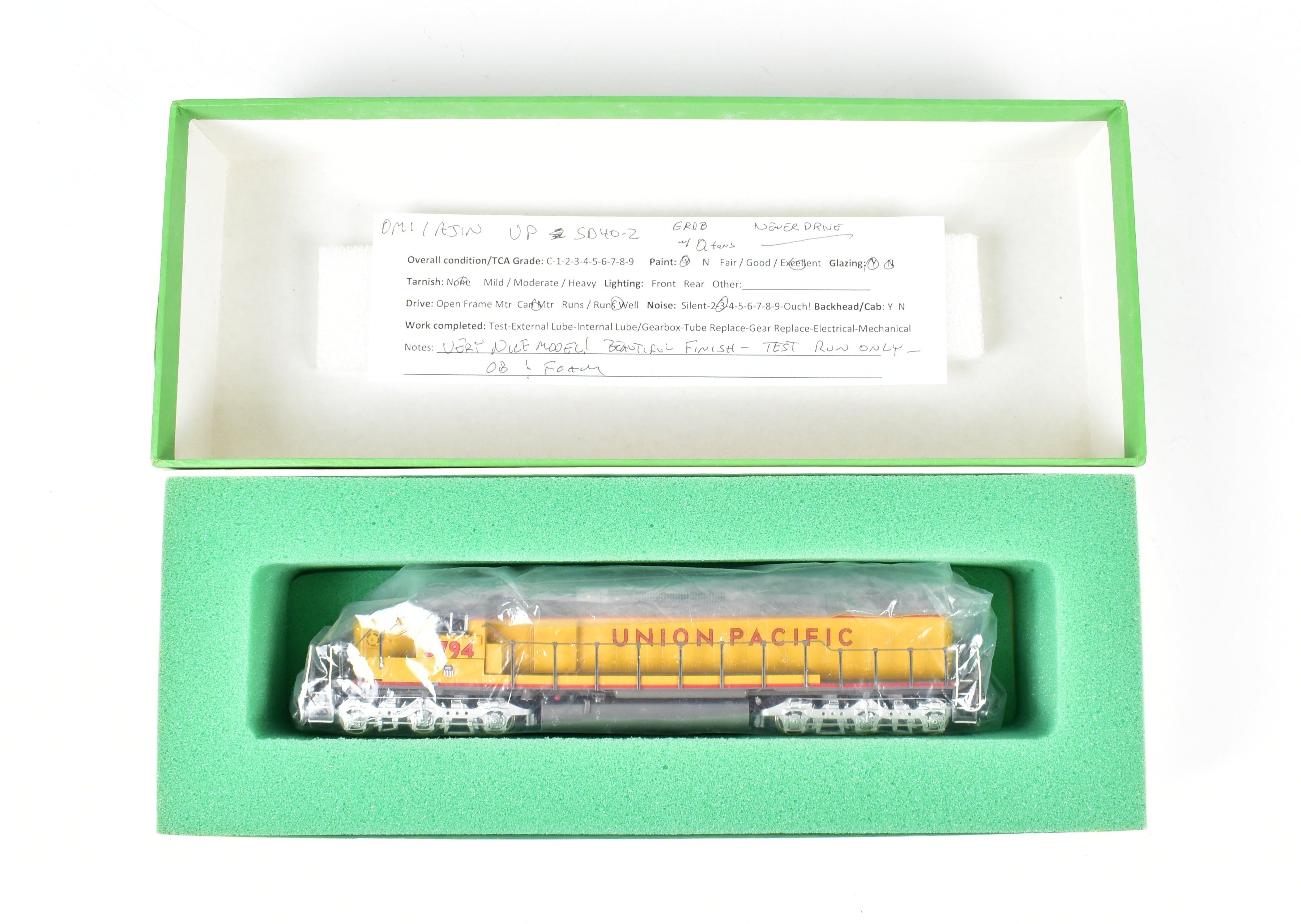 HO Scale Brass OMI UP Union Pacific EMD SD40-2 Pro-Painted #3794