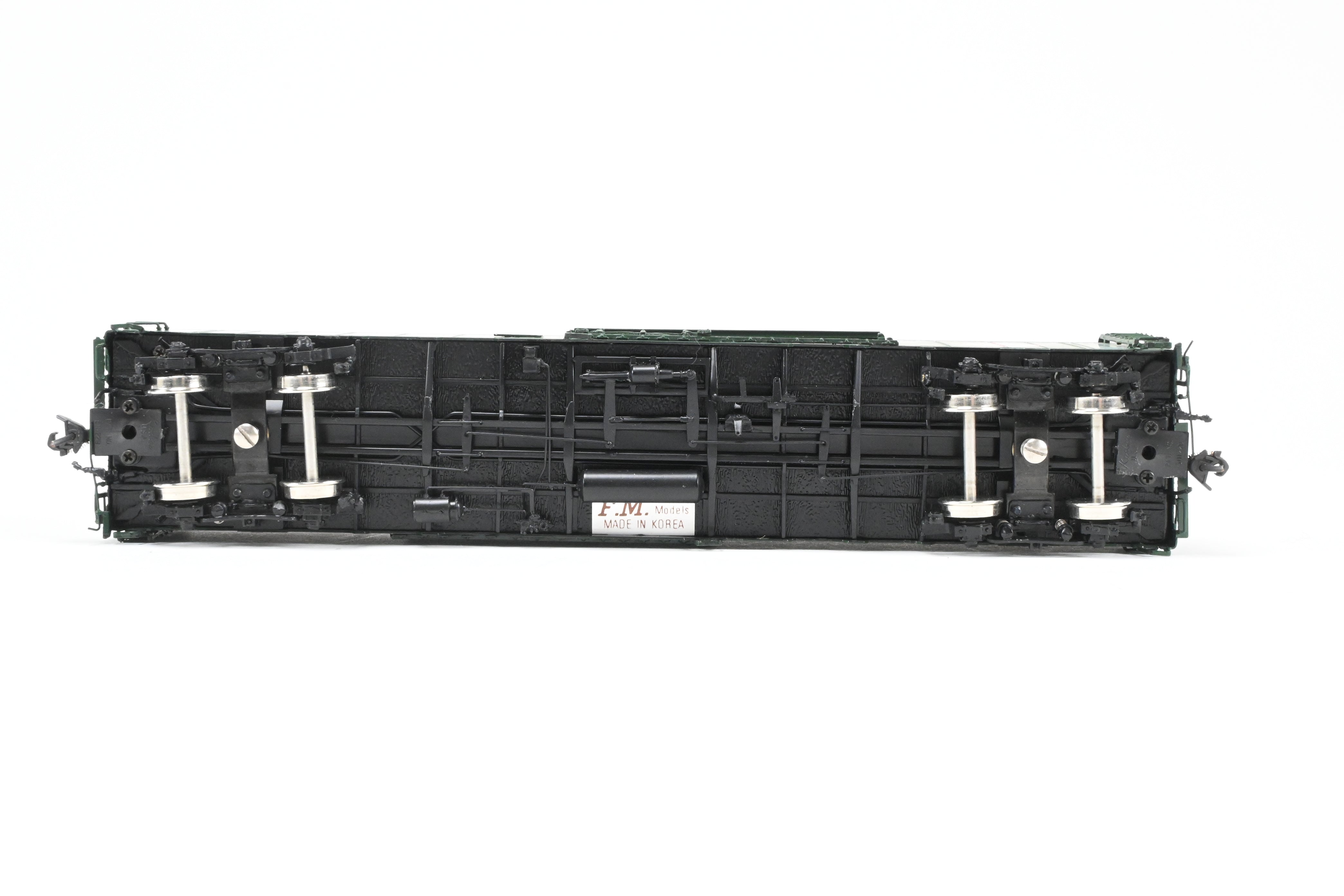 High - Quality HO Scale Brass CIL - Challenger Imports REA - Railway Express Agency 52 - Foot Steel Express Refrigerator Car Model FP