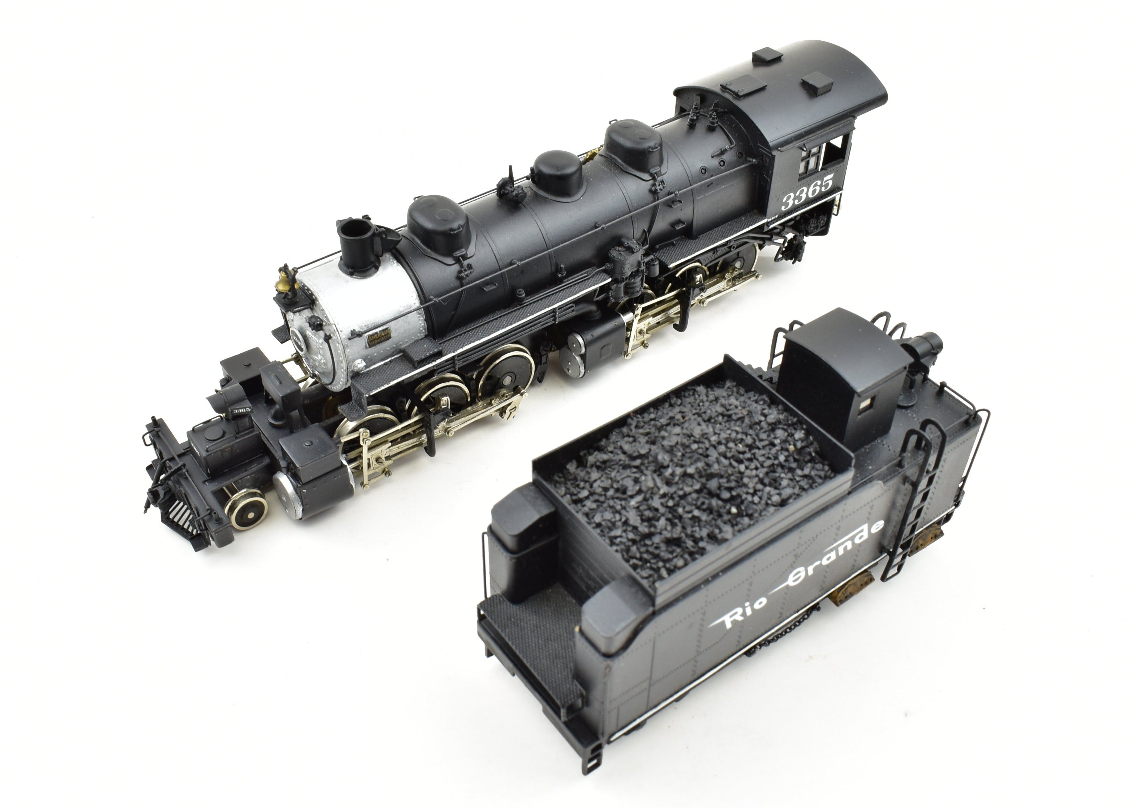 HO Scale Brass Pacific Fast Mail Model Train - United D&SL - Denver & Salt Lake - D&RGW - Denver & Rio Grande Western 2-6-6-0 CP 3365