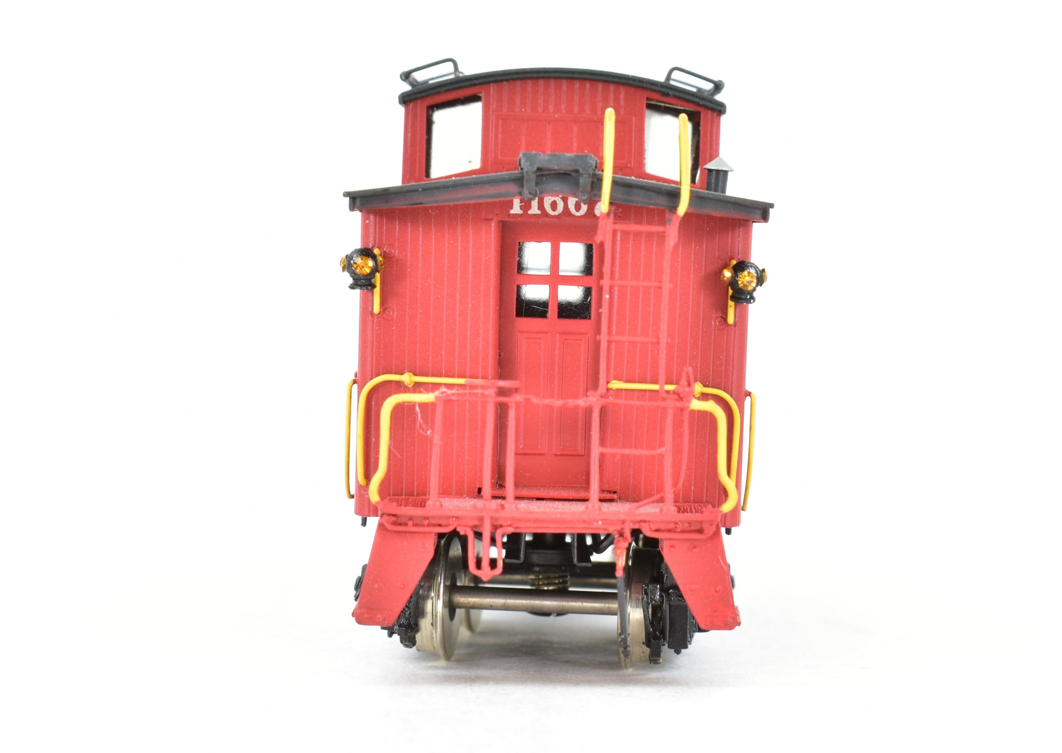 HO Scale Brass Chicago & North Western (C&NW) Wood Caboose with Number Board Version CP by Overland Models, Inc. (OMI)