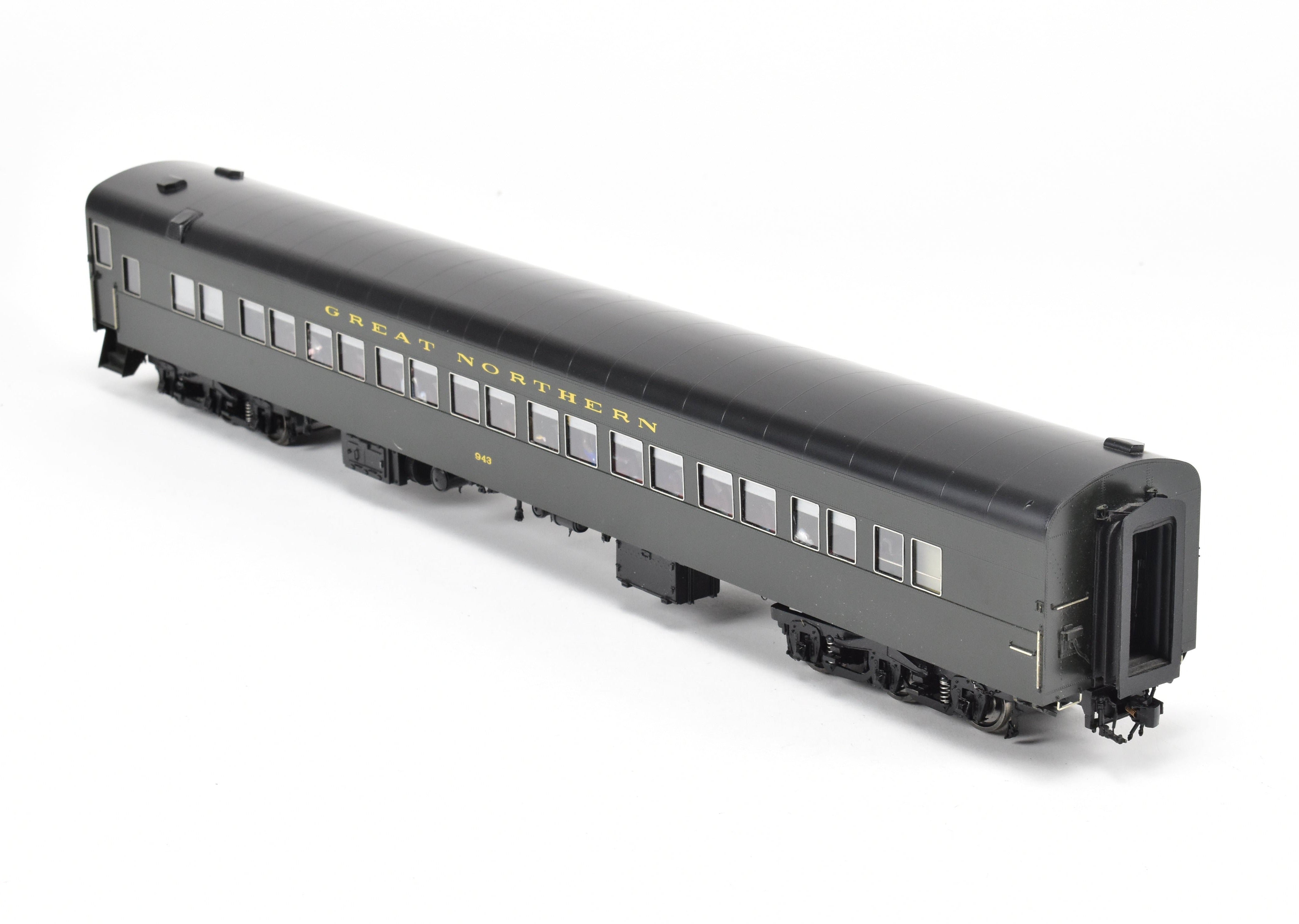 O Scale Precision Scale Co. (PSC) Brass Great Northern First Class HW Streamlined Chair Car Model F/P #943 - Without Original Box