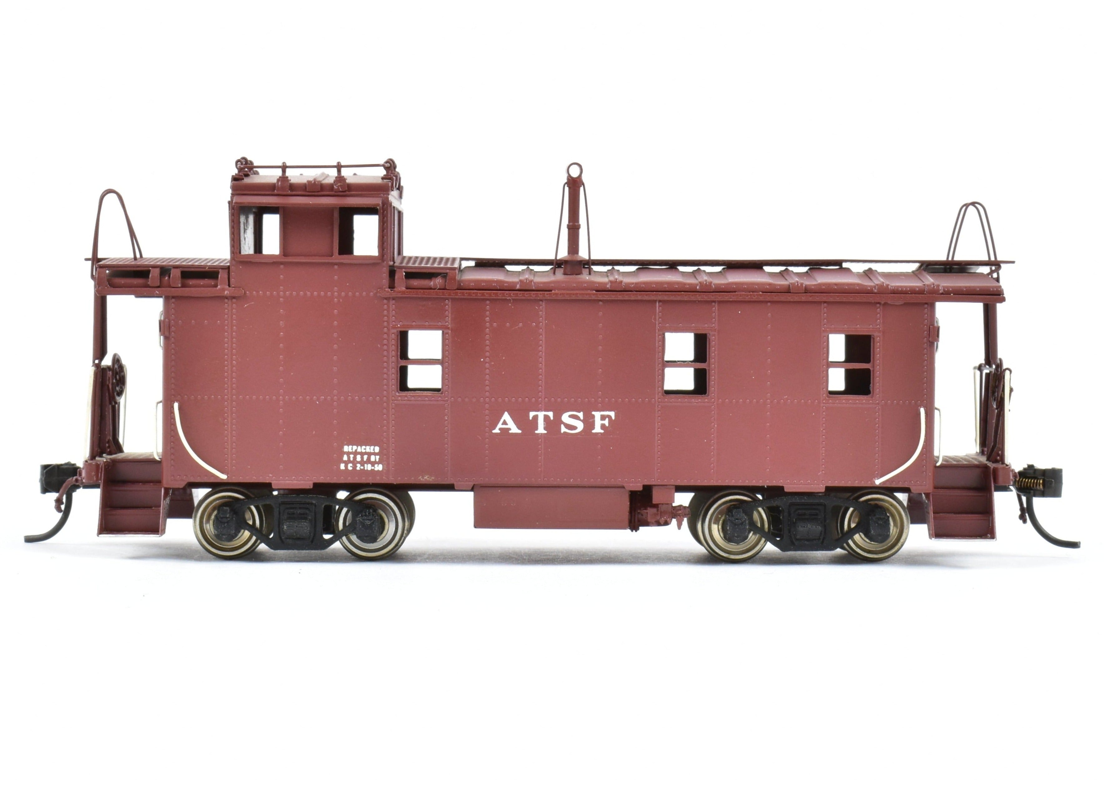 HO Brass Oriental Limited ATSF Santa Fe Custom Painted Peaked Roof Caboose