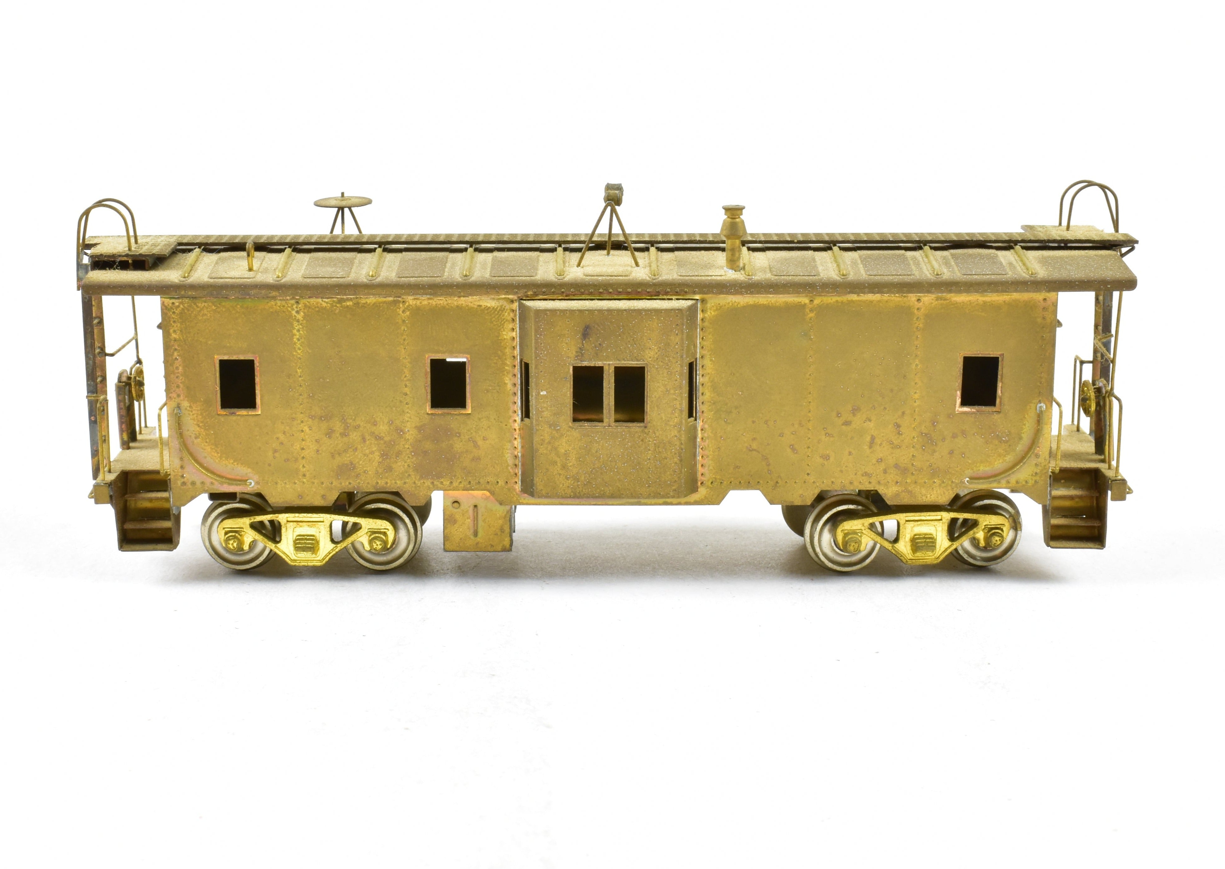 HO Scale Brass Balboa Southern Pacific Bay Window Caboose Model Train