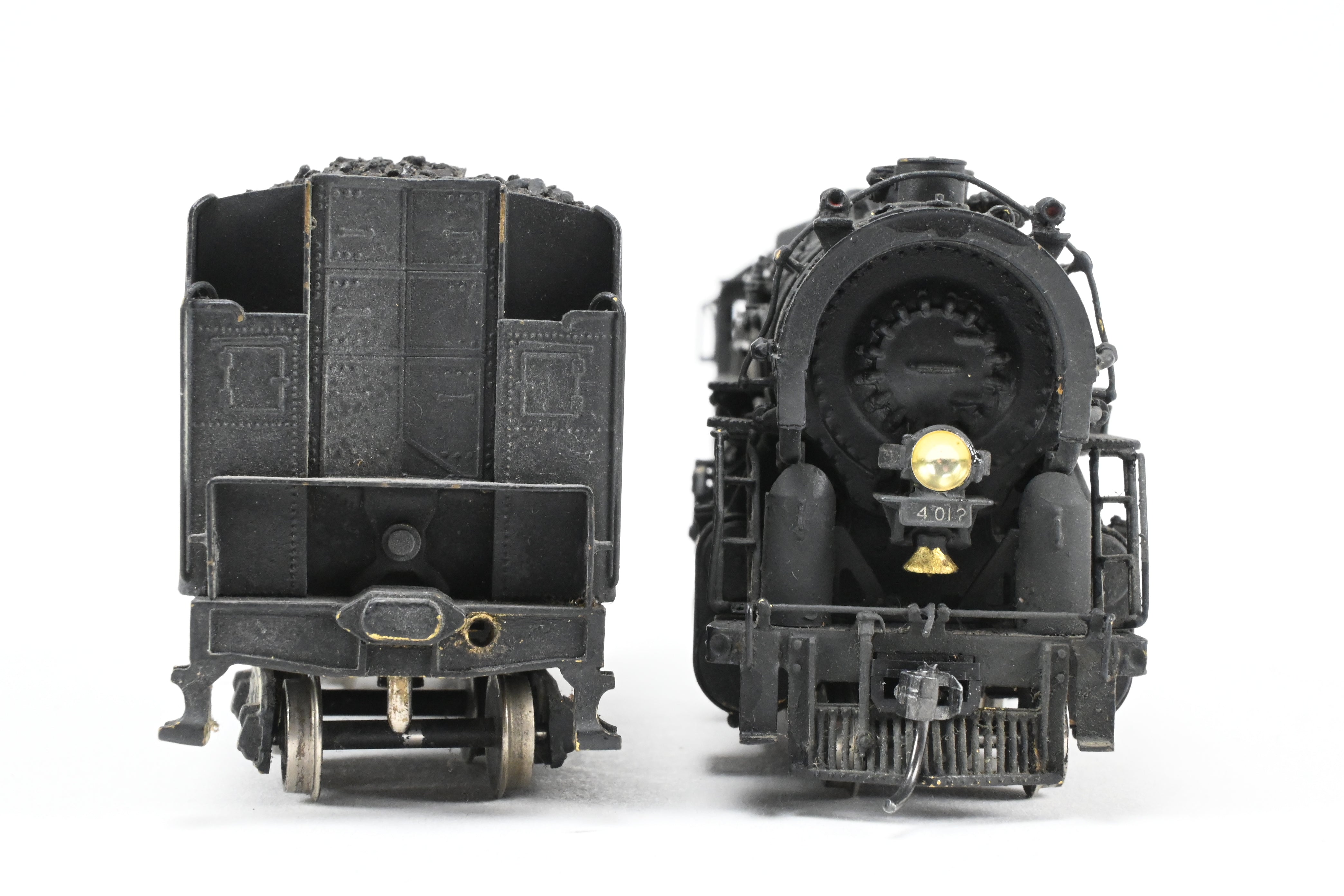HO Scale Brass Westside Model Co. B&M - Boston & Maine 2-8-4 Class T-1a Berkshire Locomotive Model Custom Painted with No. 4012