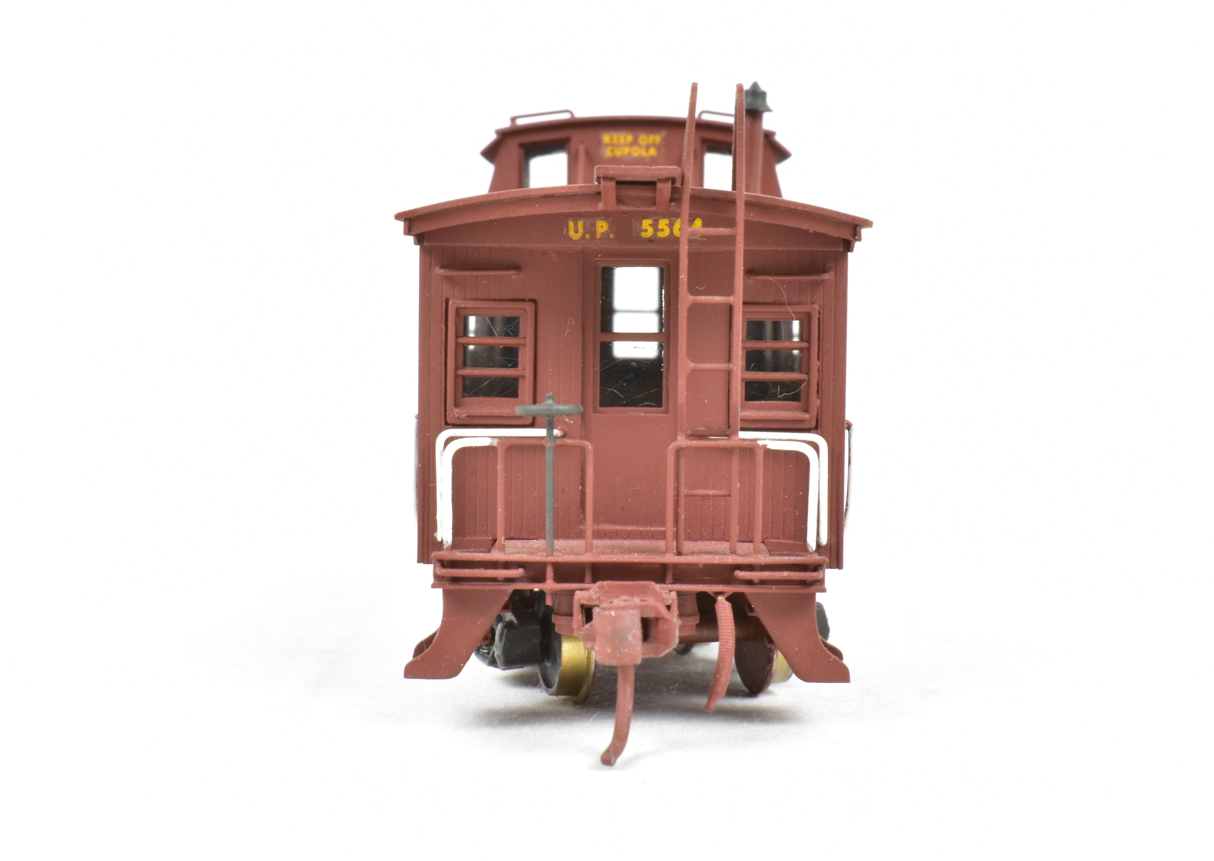 HO Scale Custom Painted Union Pacific CA-1 Wood Caboose by Trains, Inc.