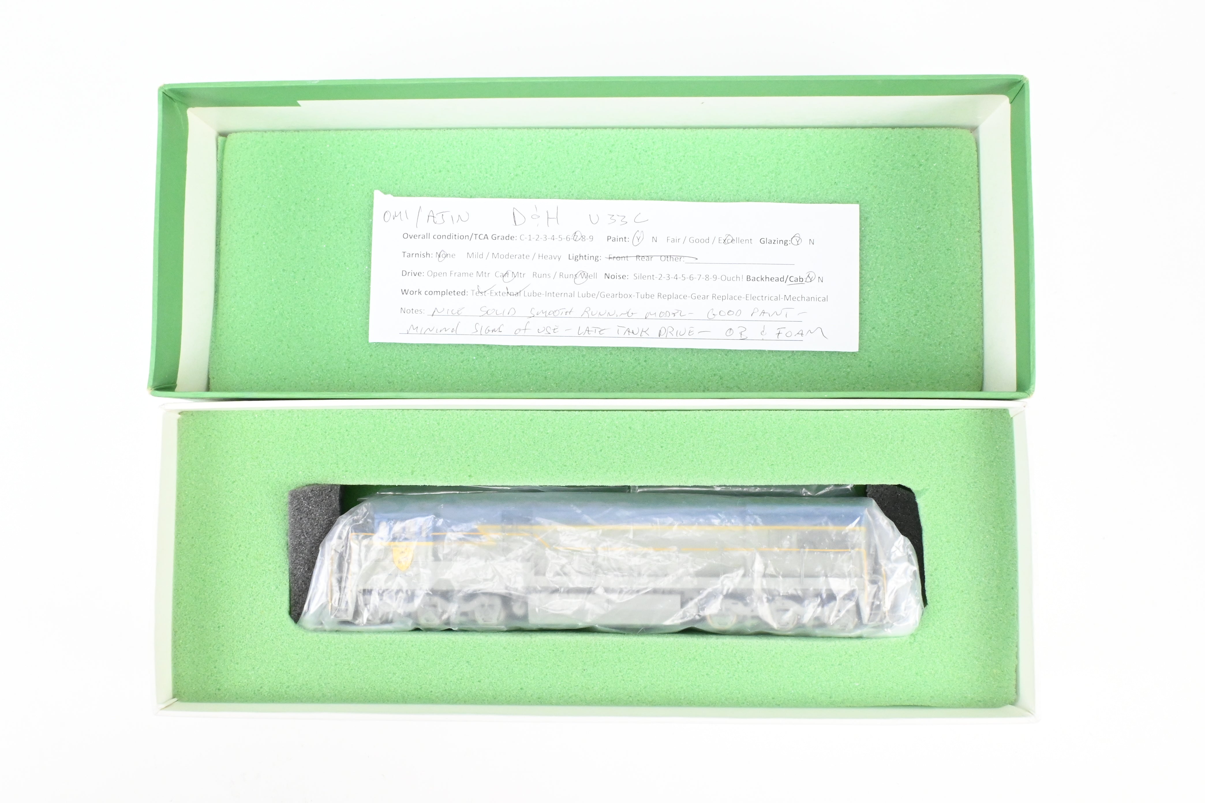 HO Scale Brass Locomotive Model - Overland Models Inc. Custom Painted Delaware & Hudson GE U33C No. 661
