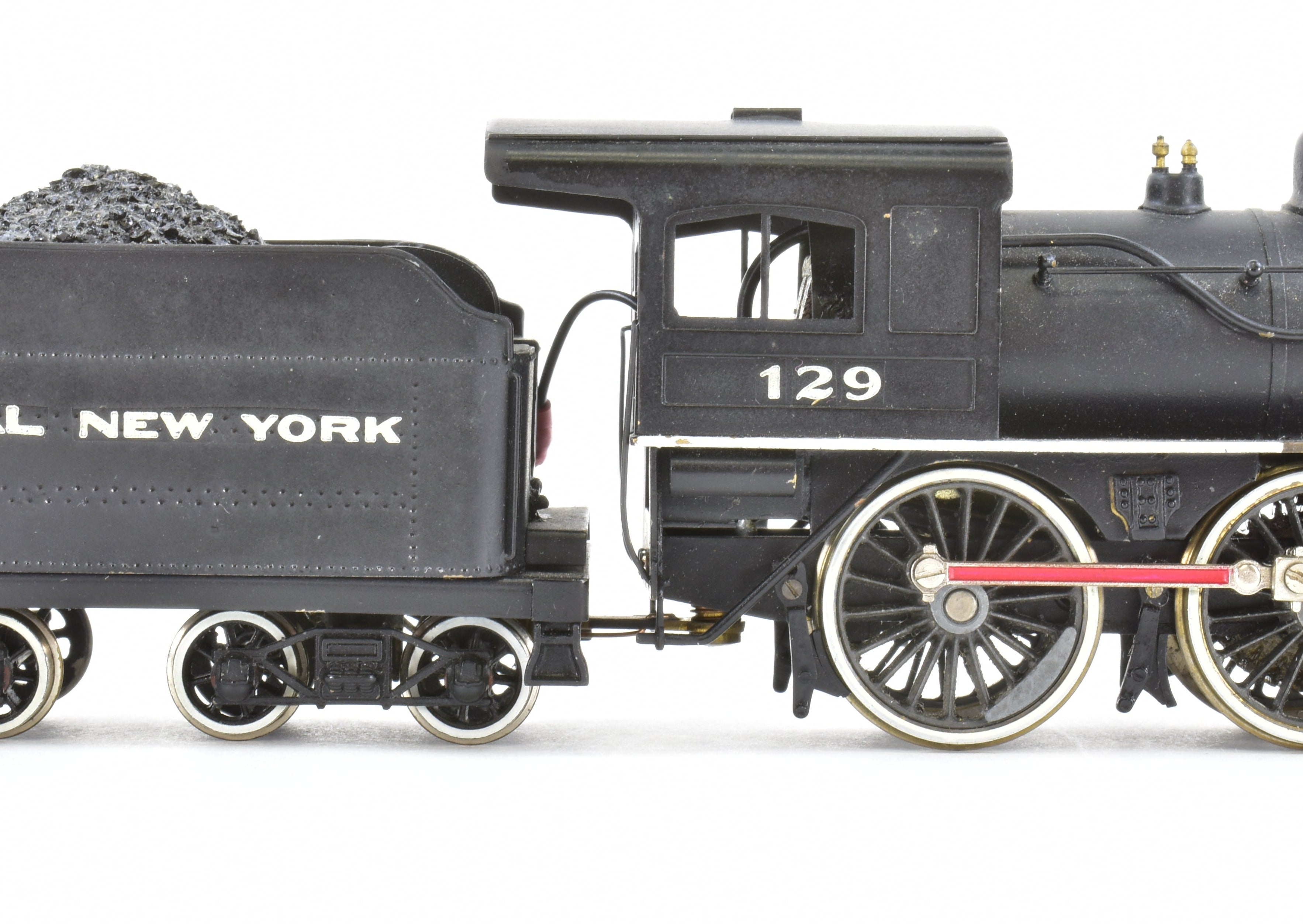 HO Scale Brass Model Train - Ken Kidder LS&MS (Lake Shore & Michigan Southern) NYC (New York Central) 4-6-0 Custom Painted Steam Locomotive