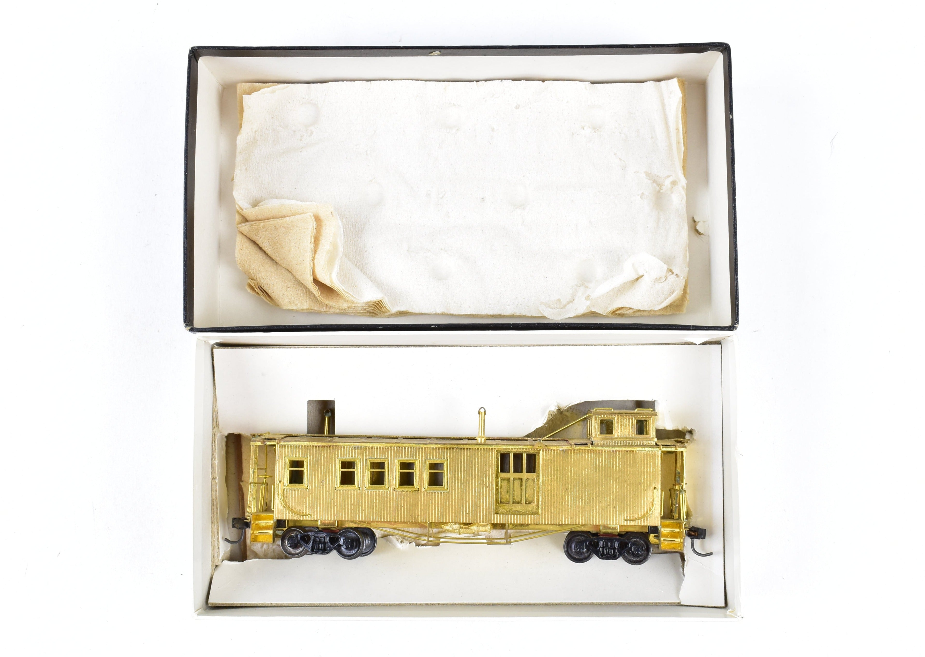 HO Scale Brass Caboose - Hallmark Models' Cotton Belt 2300 Class