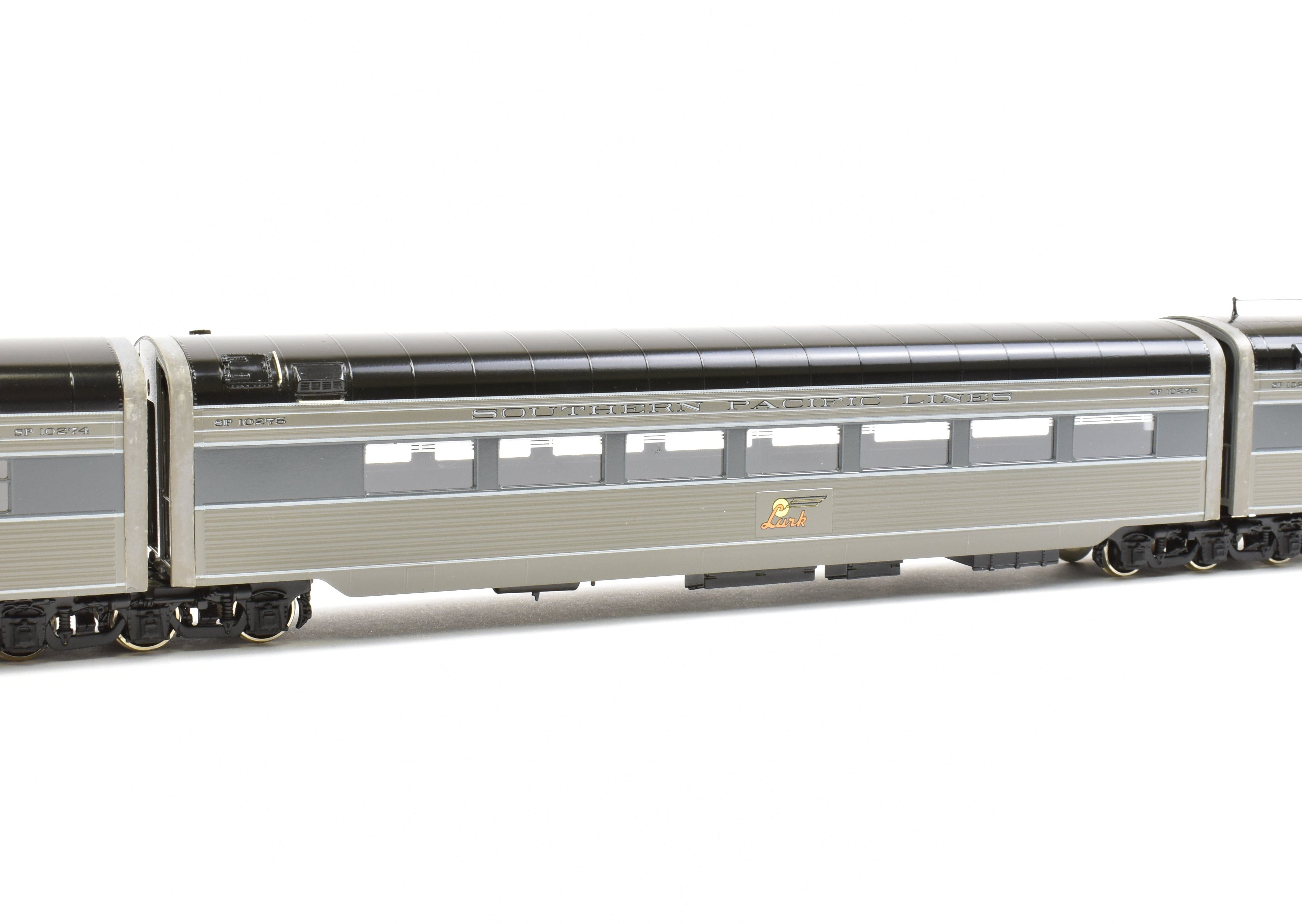 HO Scale Brass Model Train Set - Challenger Imports SP Southern Pacific 1941 Lark 9 - Car Collection Featuring Various Car Types