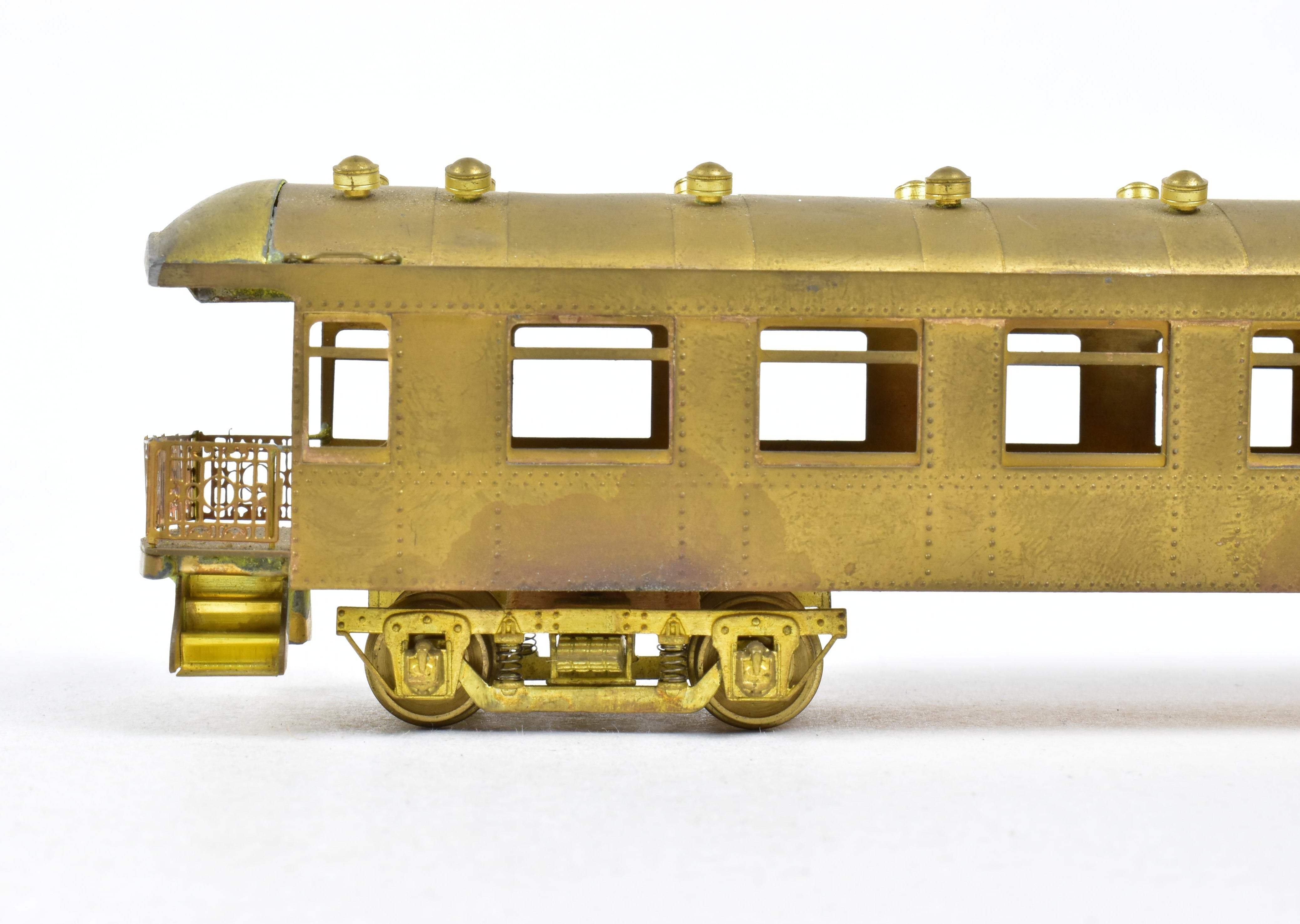 HO Scale Brass Ken Kidder Southern Pacific Harriman 60' Observation Car with PSC Trucks