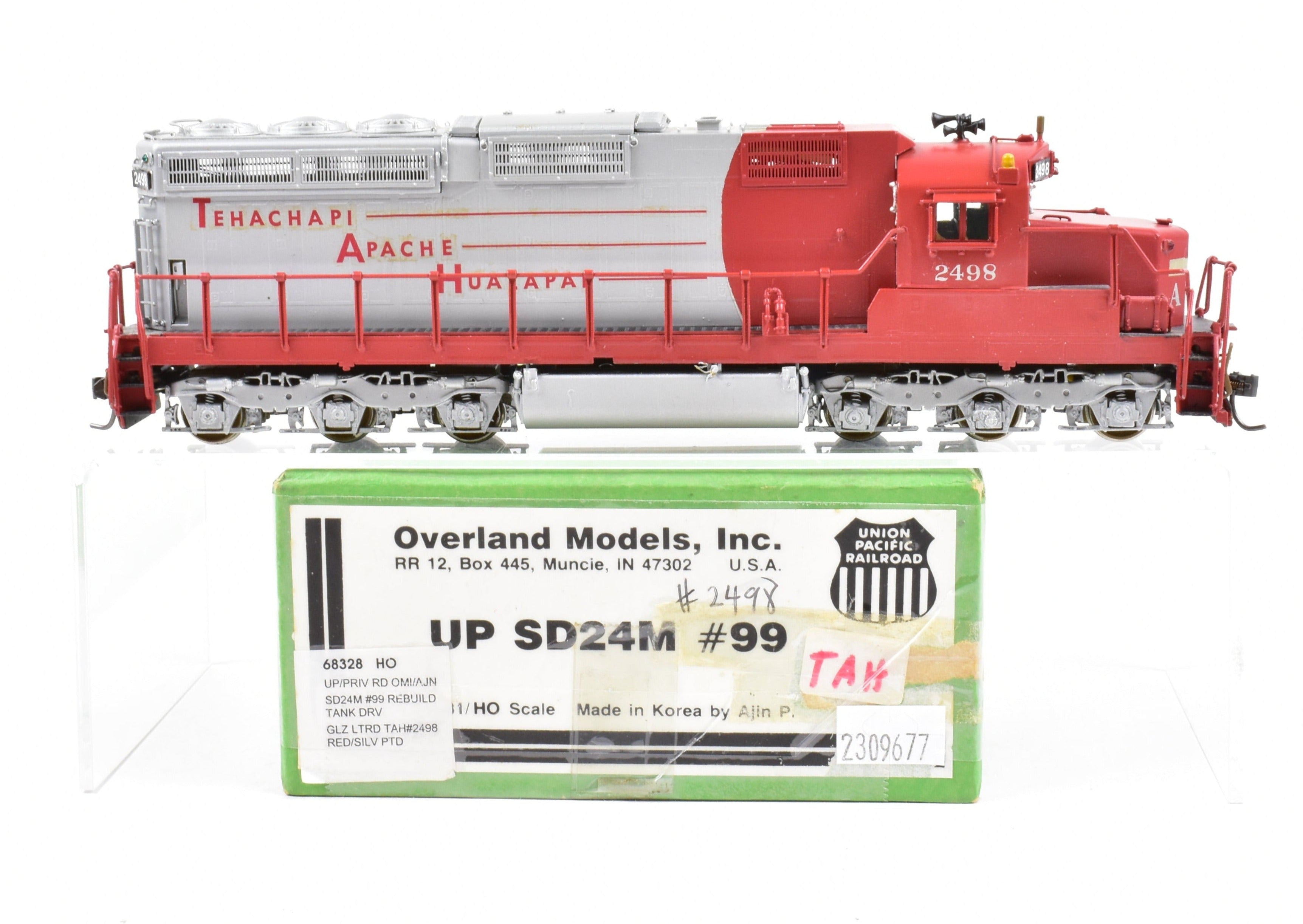 HO Scale Brass Model Train - Overland Models Inc. Union Pacific SD - 24M No. 99 Custom - Painted for Private Road