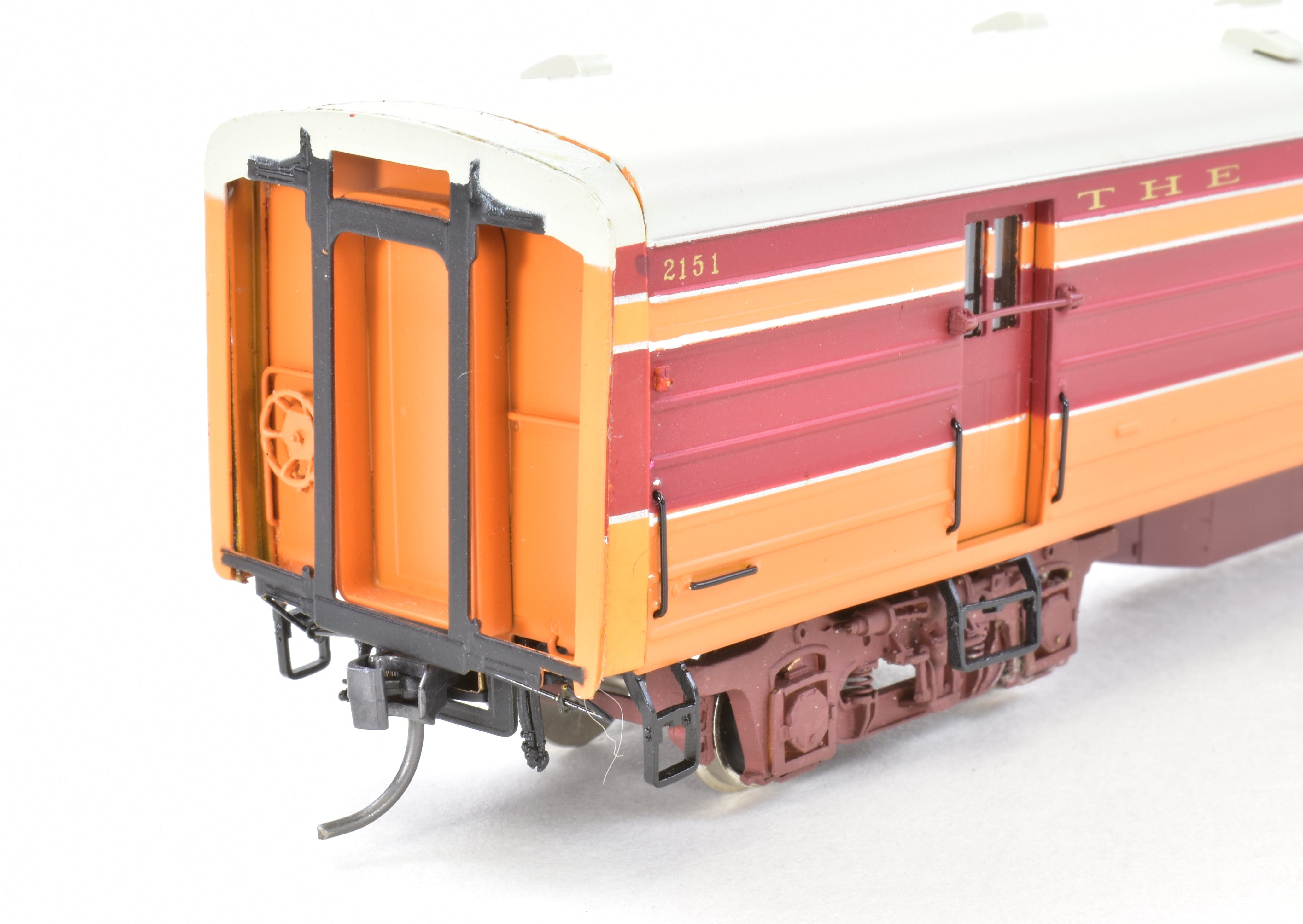 HO Brass Precision Scale Co. 1939 Milwaukee Road Hiawatha 60' Painted Railway Post Office Car