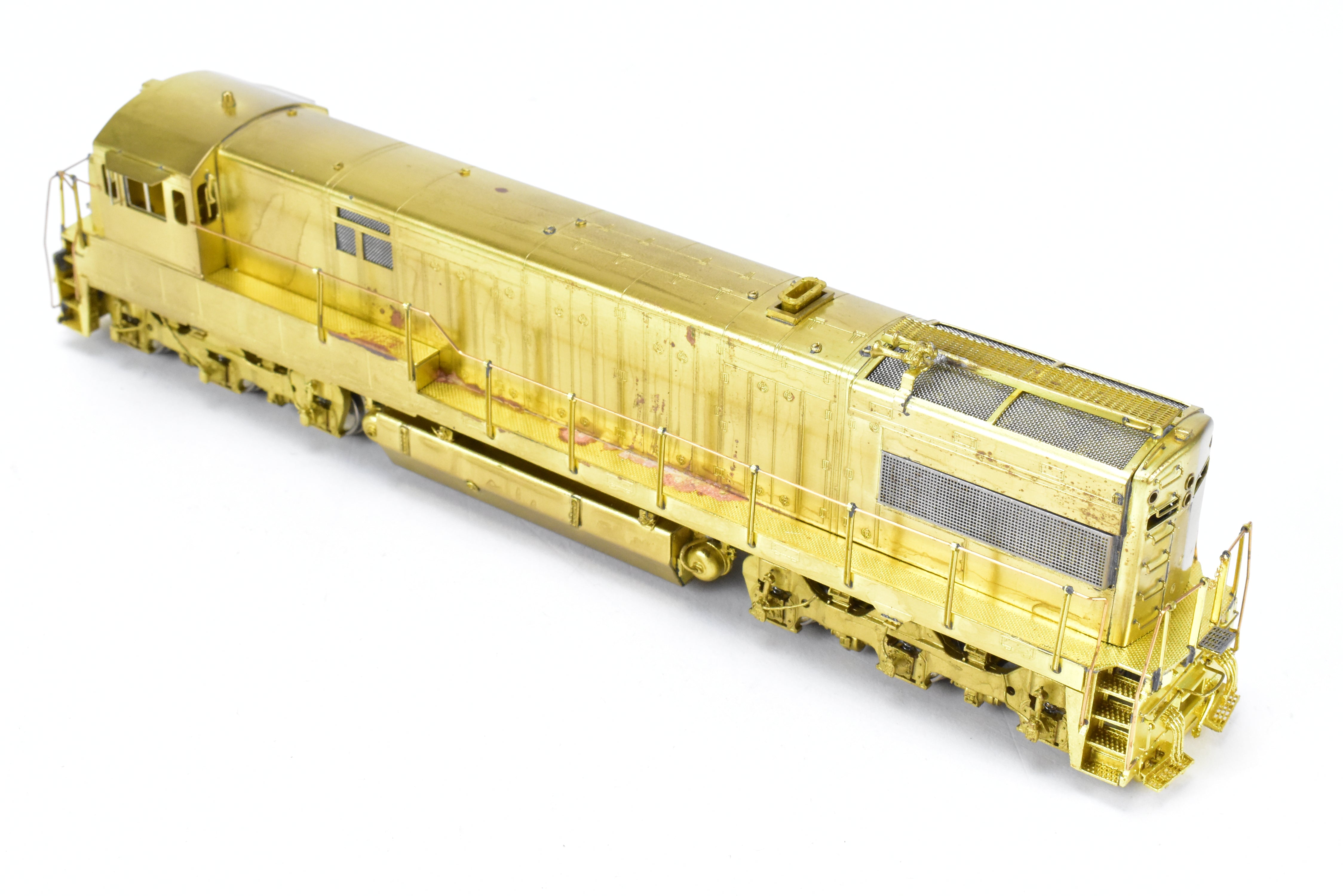 HO Scale Brass GE U-28C Late Model Locomotives by Overland Models, Inc. for Various Railroads