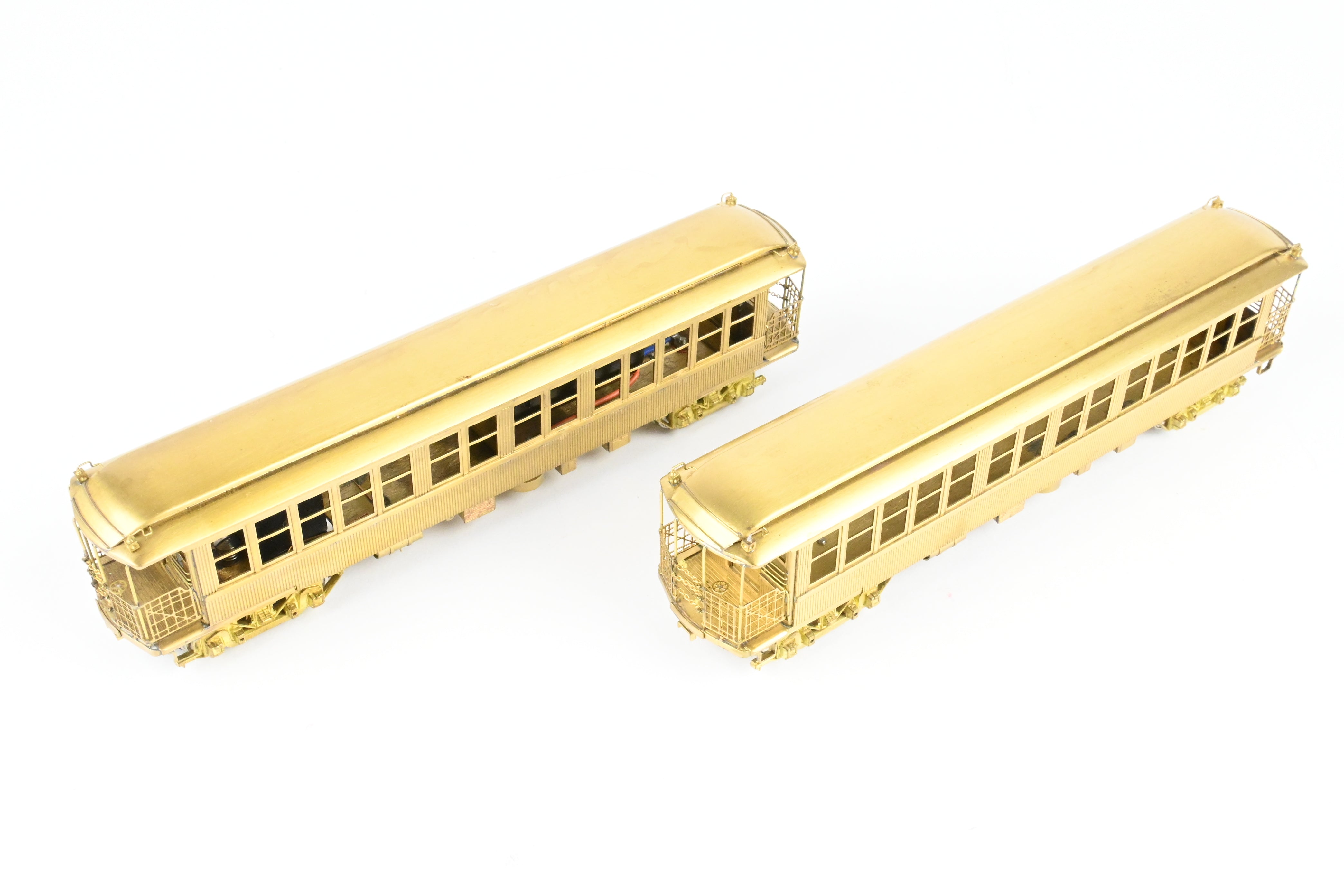 1981 HO Brass WP Car Corp. BRT/BTU Powered & Unpowered Train Cars, C-7 Excellent