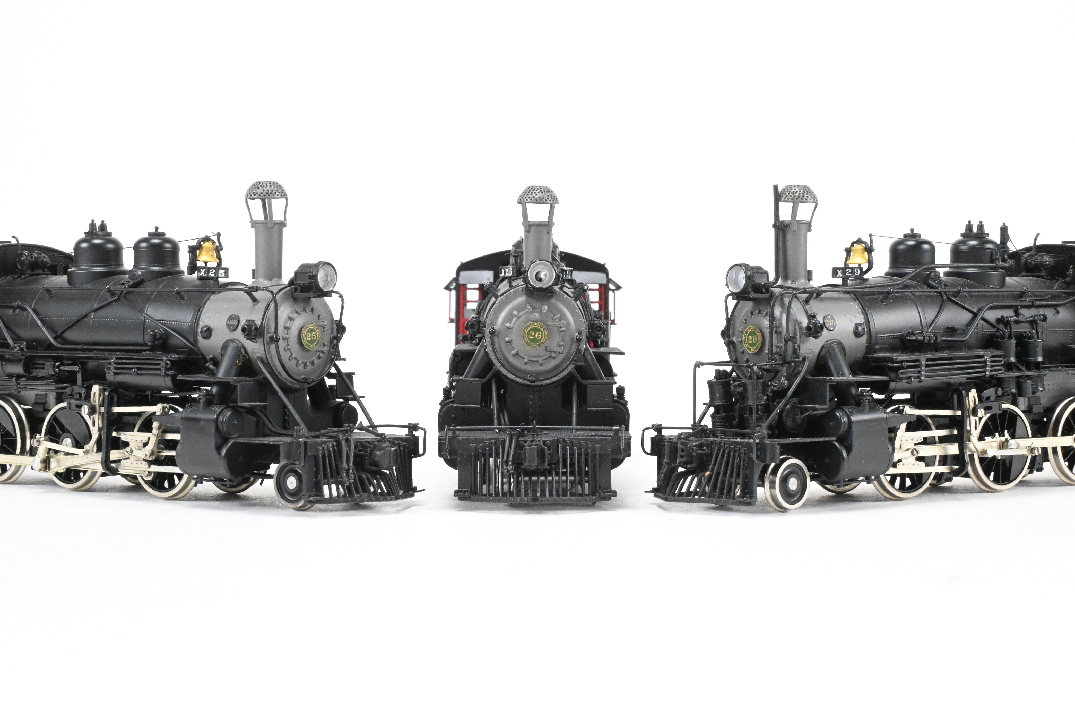 HO Brass 3-Locomotive Set from Beaver Creek - Heritage Line Serial #28