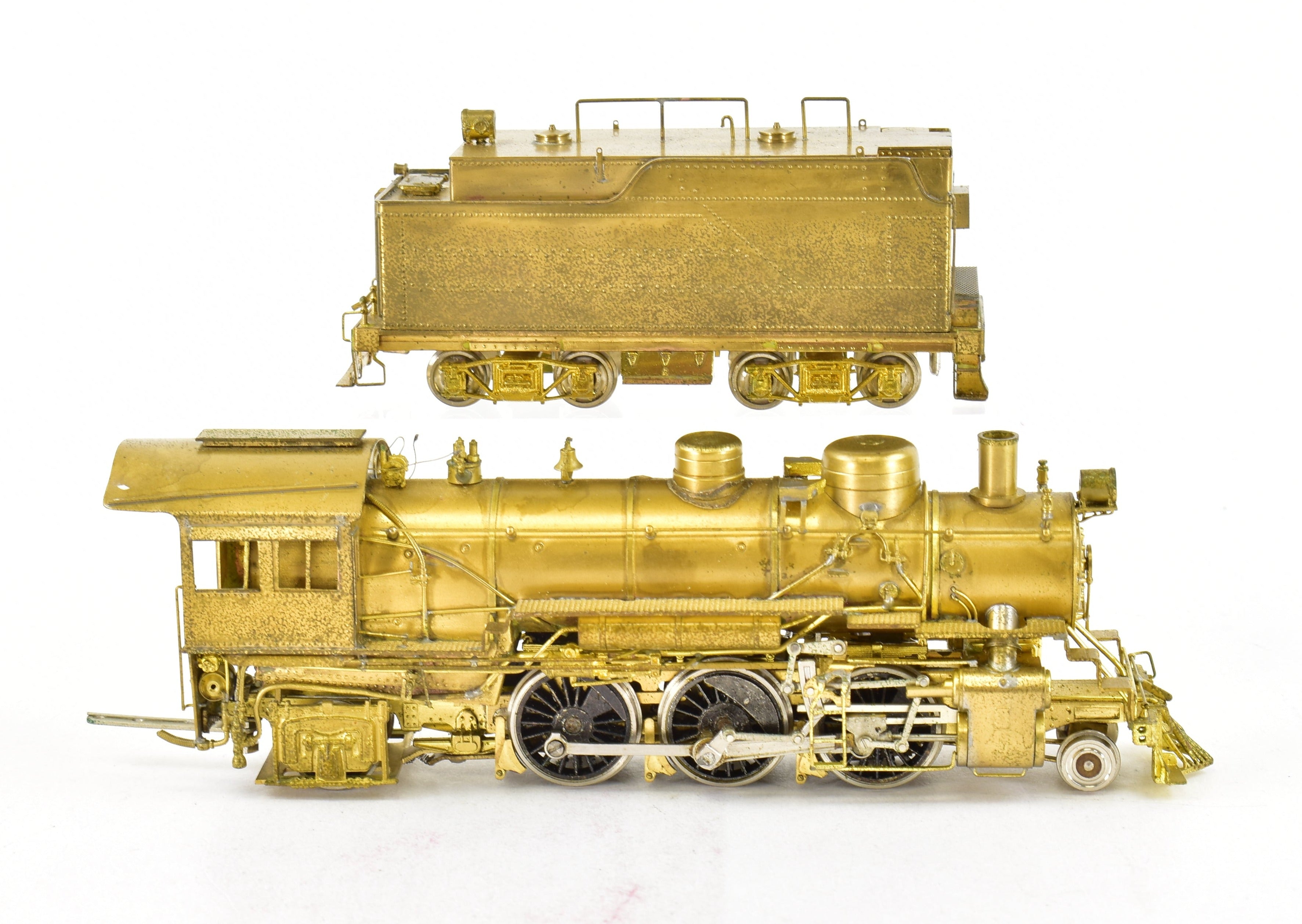 HO Scale Brass Balboa ATSF - Santa Fe 2-6-2 Prairie Class Steam Locomotive Model 1812 with Mild Foam Damage