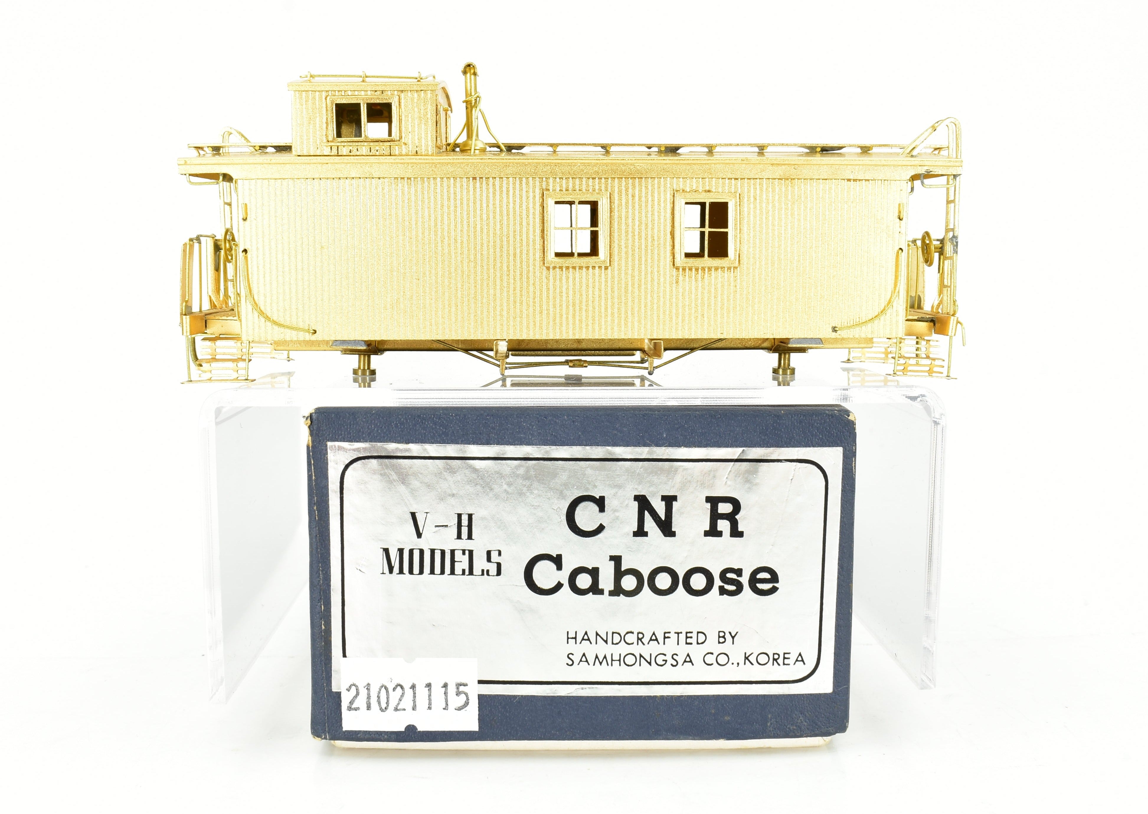 HO Scale Brass Van Hobbies Model - Canadian National Railway Wood Caboose or Van without Trucks