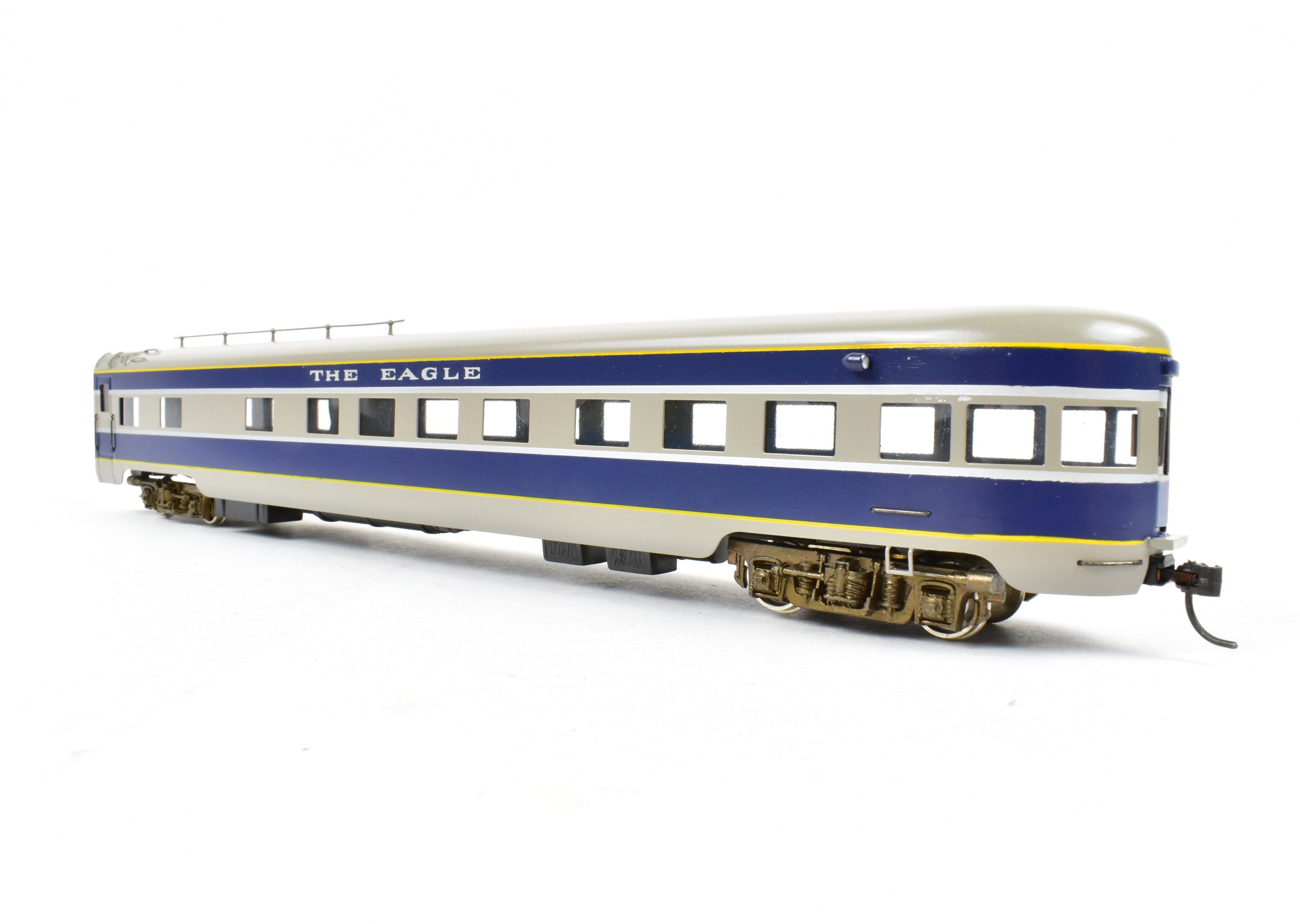 HO Scale Model Train - Brass Balboa Missouri Pacific The Eagle Observation Car FP - A Collectible Model Built in 1968 by Katsumi in Japan