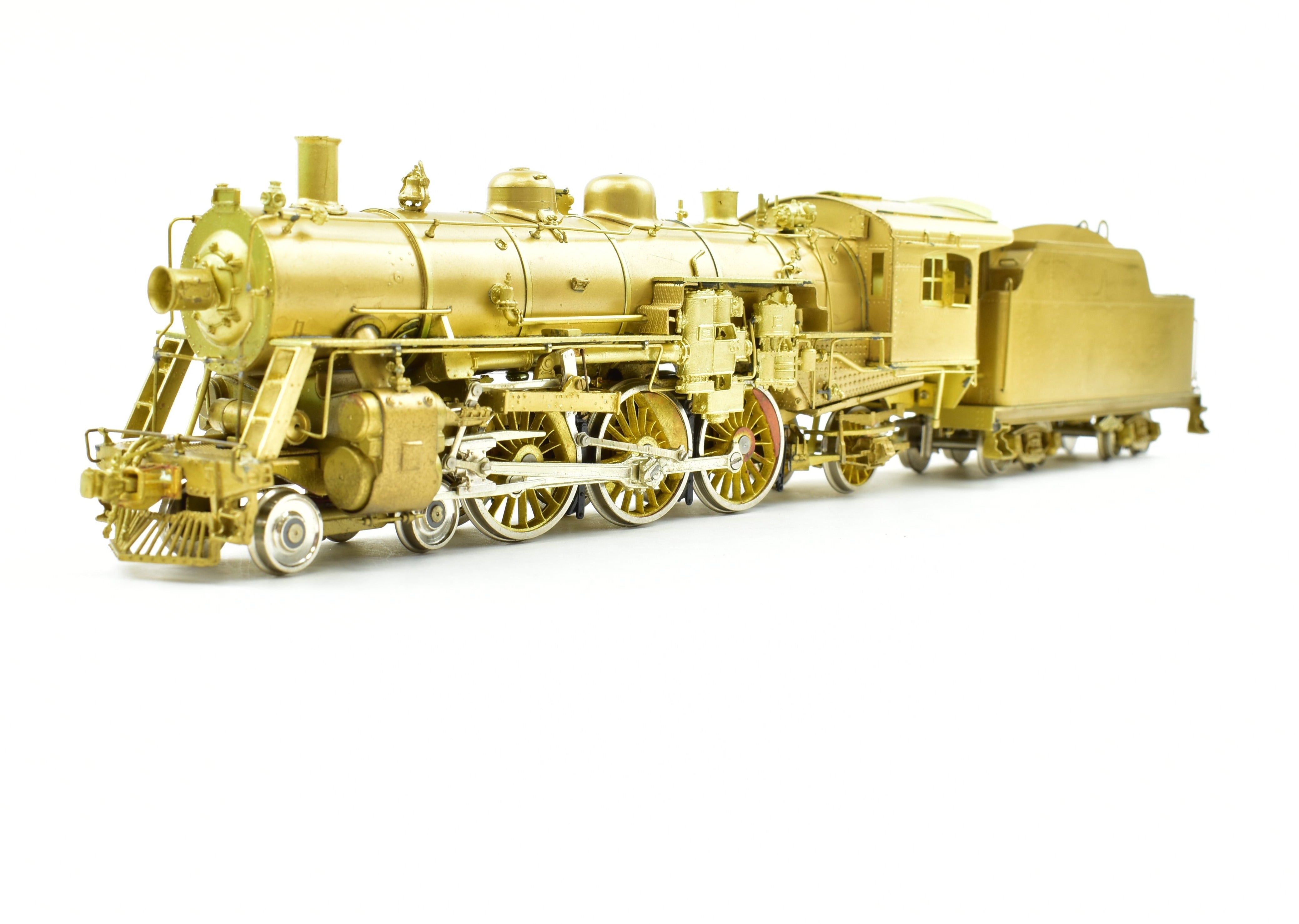 HO Scale Brass Model Train - Overland Models Inc. Boston & Maine P2b 4 - 6 - 2 Steam Locomotive