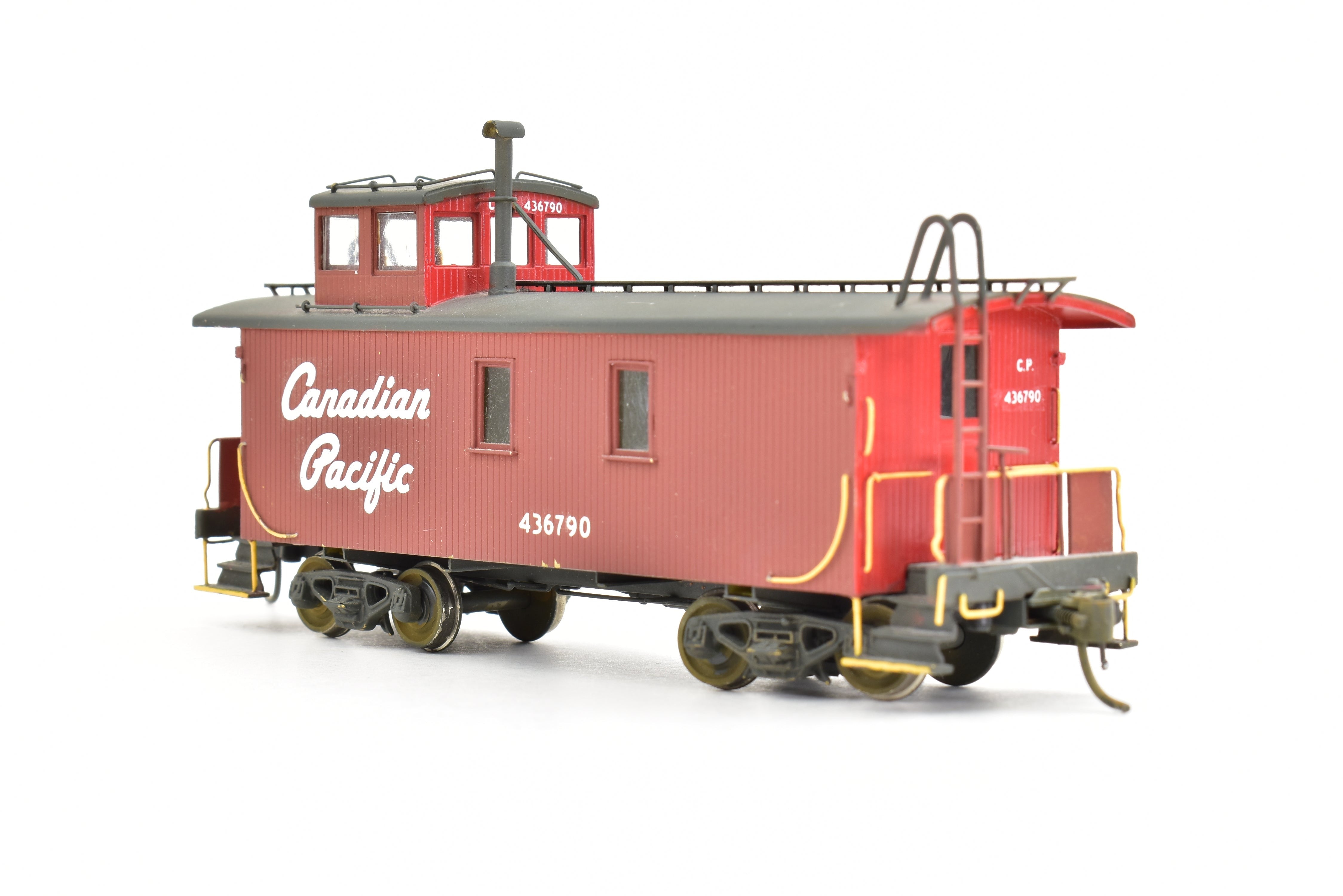 Custom Painted HO Brass Van Hobbies Canadian Pacific Railway Wood Sheathed Caboose