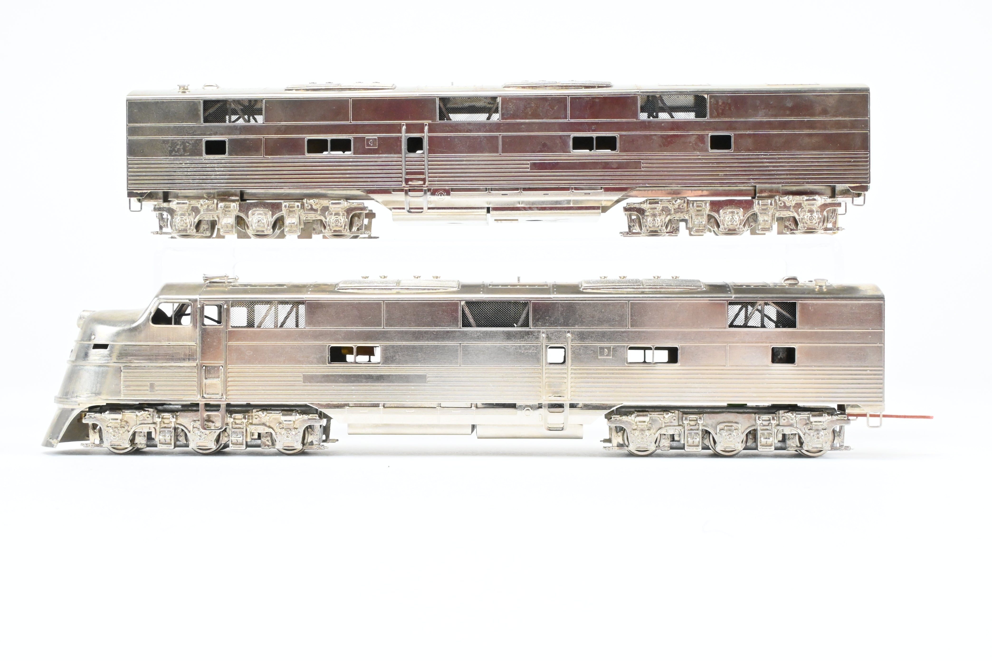 HO Scale Brass Hallmark Models CB&Q Burlington Route EMD E5A/B Powered Set