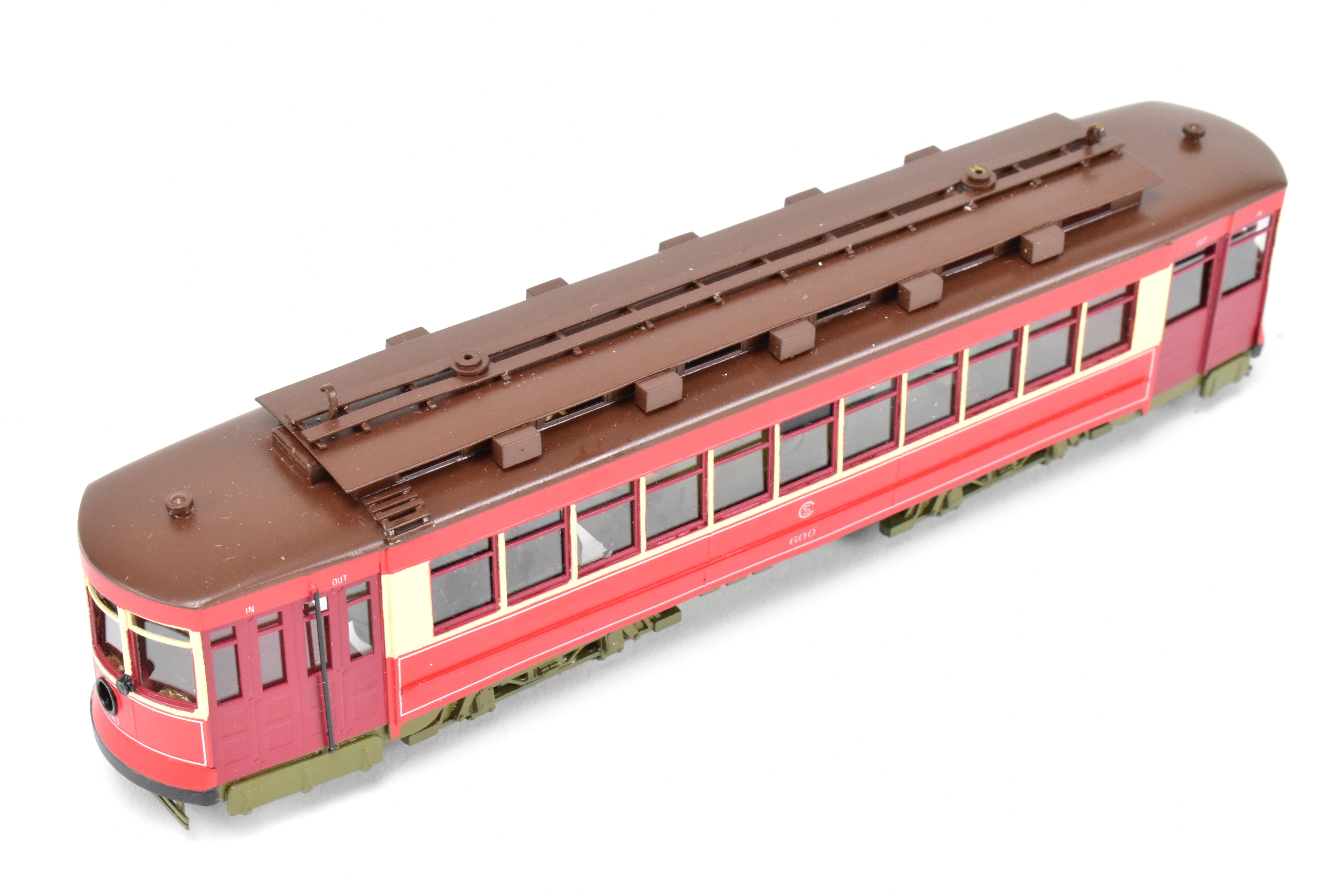 HO Scale Brass Fairfield 343 CSL Chicago Surface Lines Custom Painted Pullman Car No. 600 in REBOXX