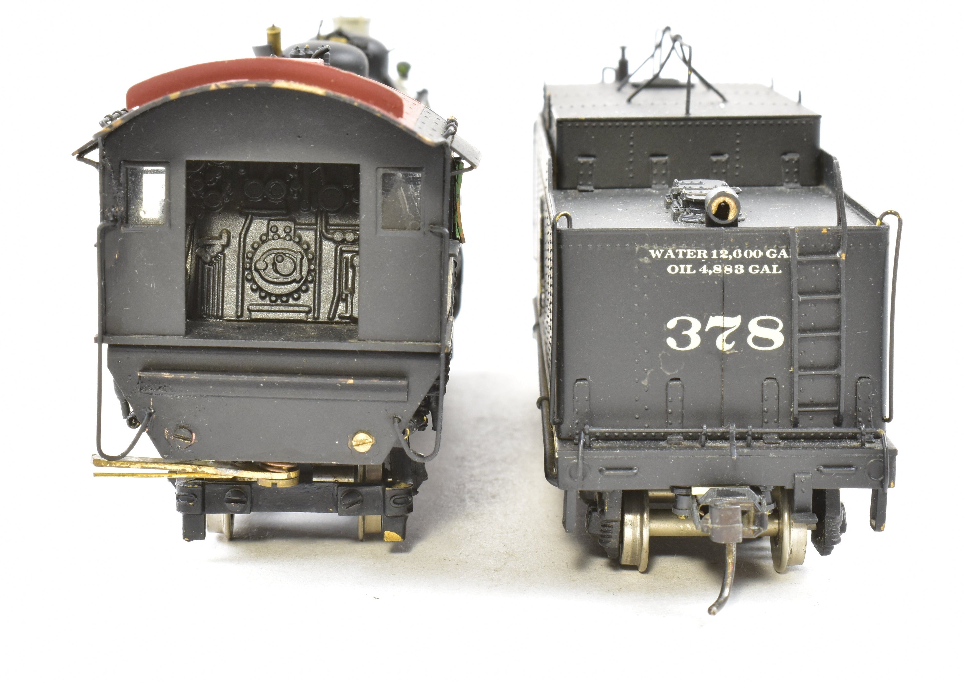 Custom Painted HO Brass Hallmark Models MKT Missouri Kansas Texas 4-6-2 H-3A Pacific #378
