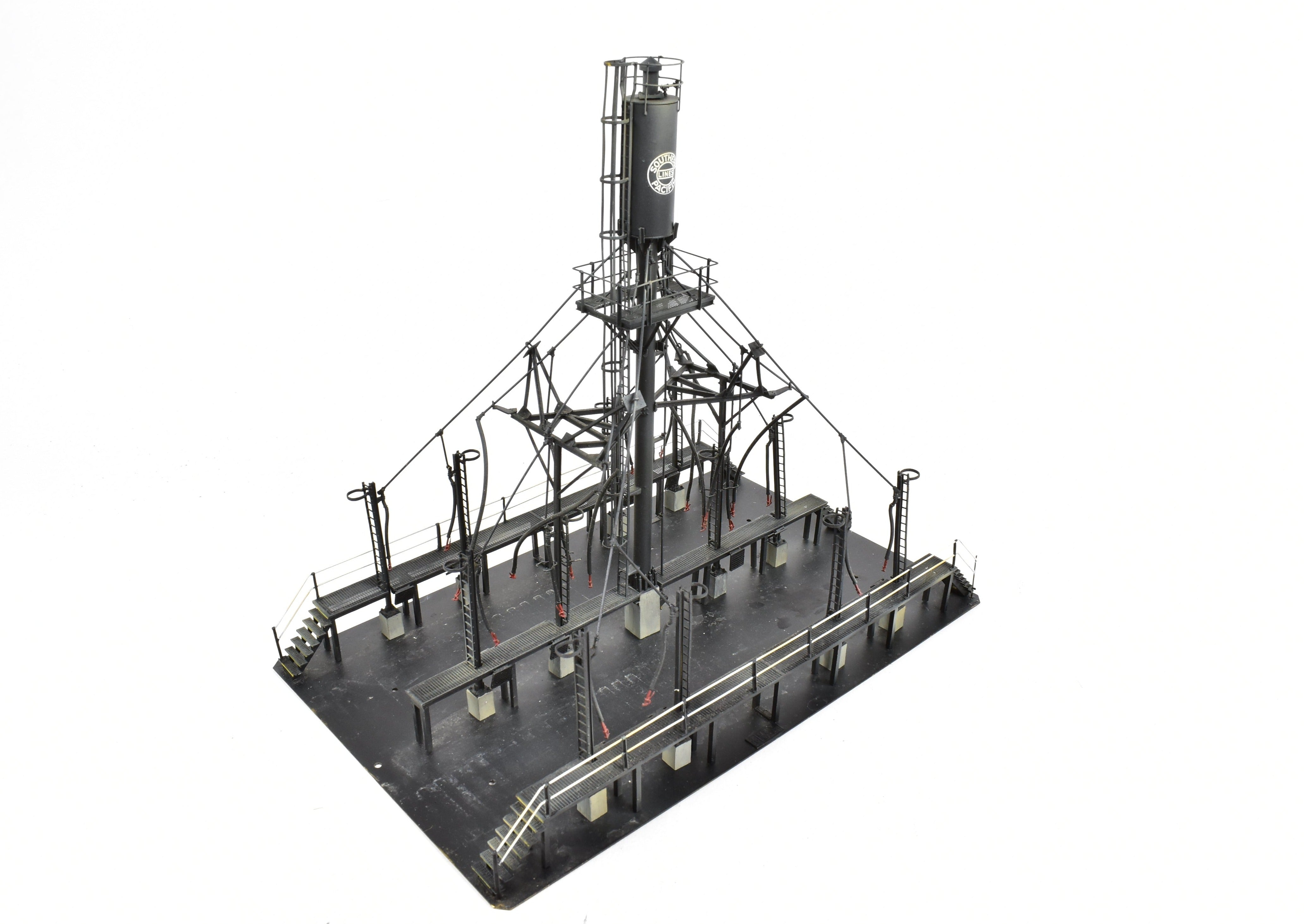 HO Scale Brass Sand Tower Model by Overland Models, Inc - Double 10 - Ton Sand Tower with Platforms for Southern Pacific and Various Railroads