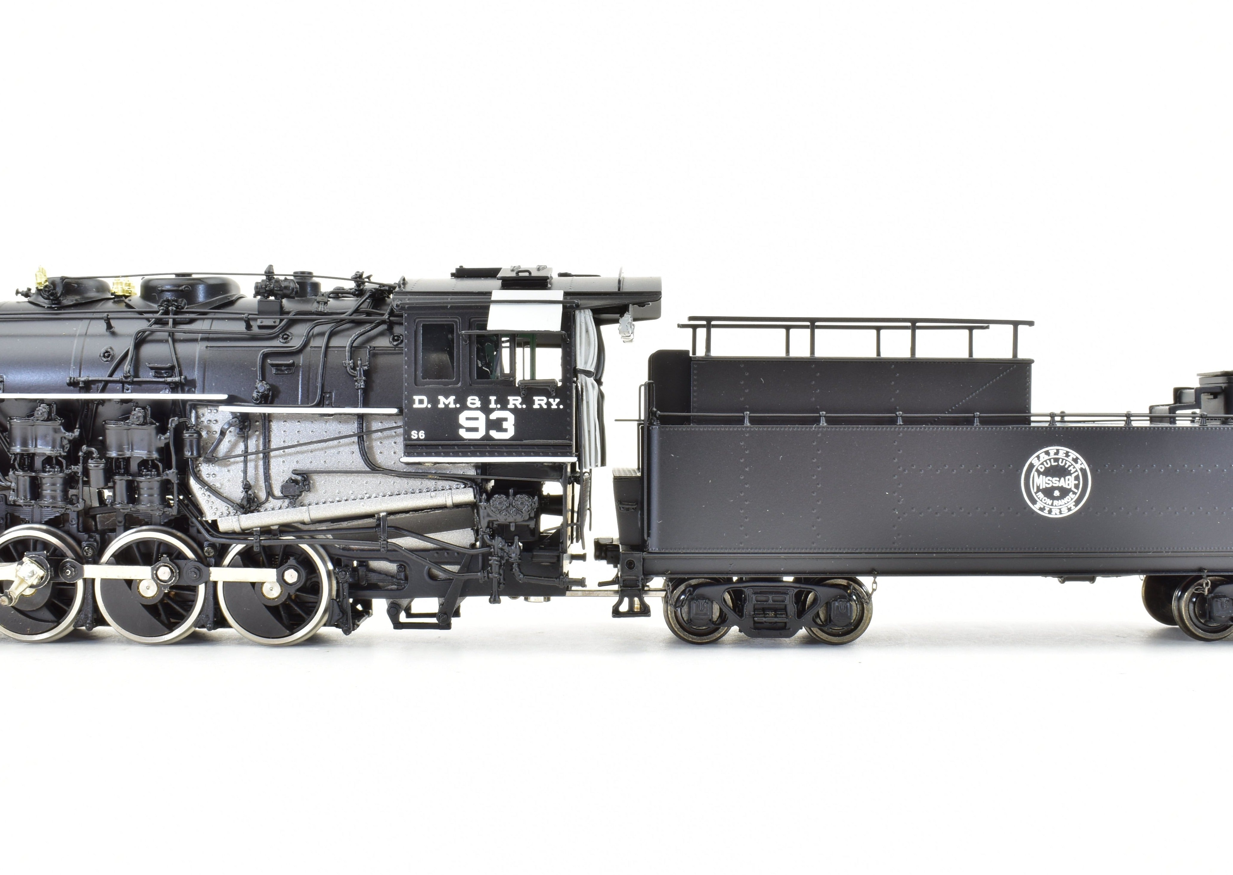 HO Scale Brass Model Train - Precision Scale Co. DM&IR S-6 0-10-0 Factory Painted Prototype #93
