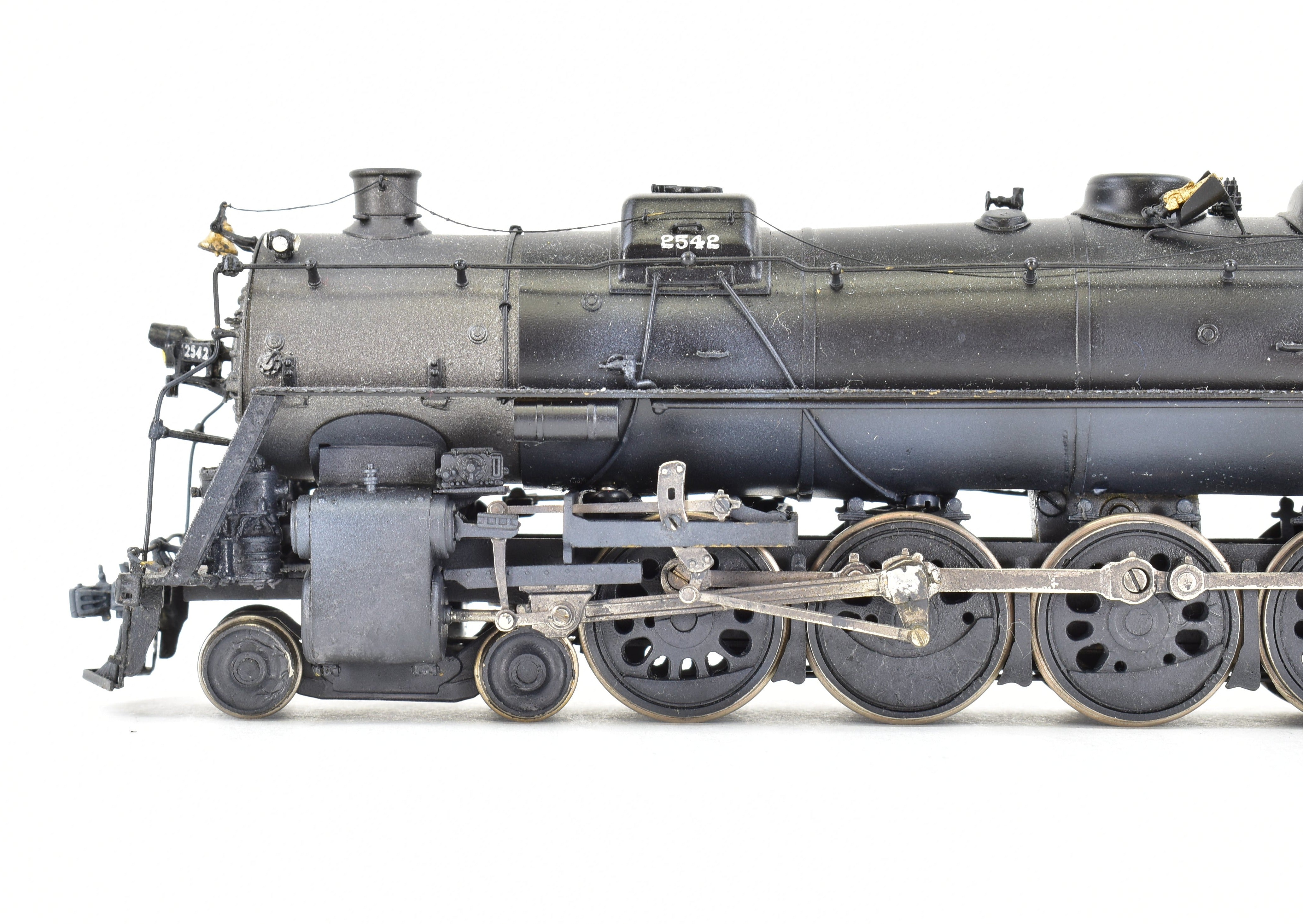 HO Brass Hallmark Illinois Central 4-8-2 with New NWSL Gearbox, DCC & Sound