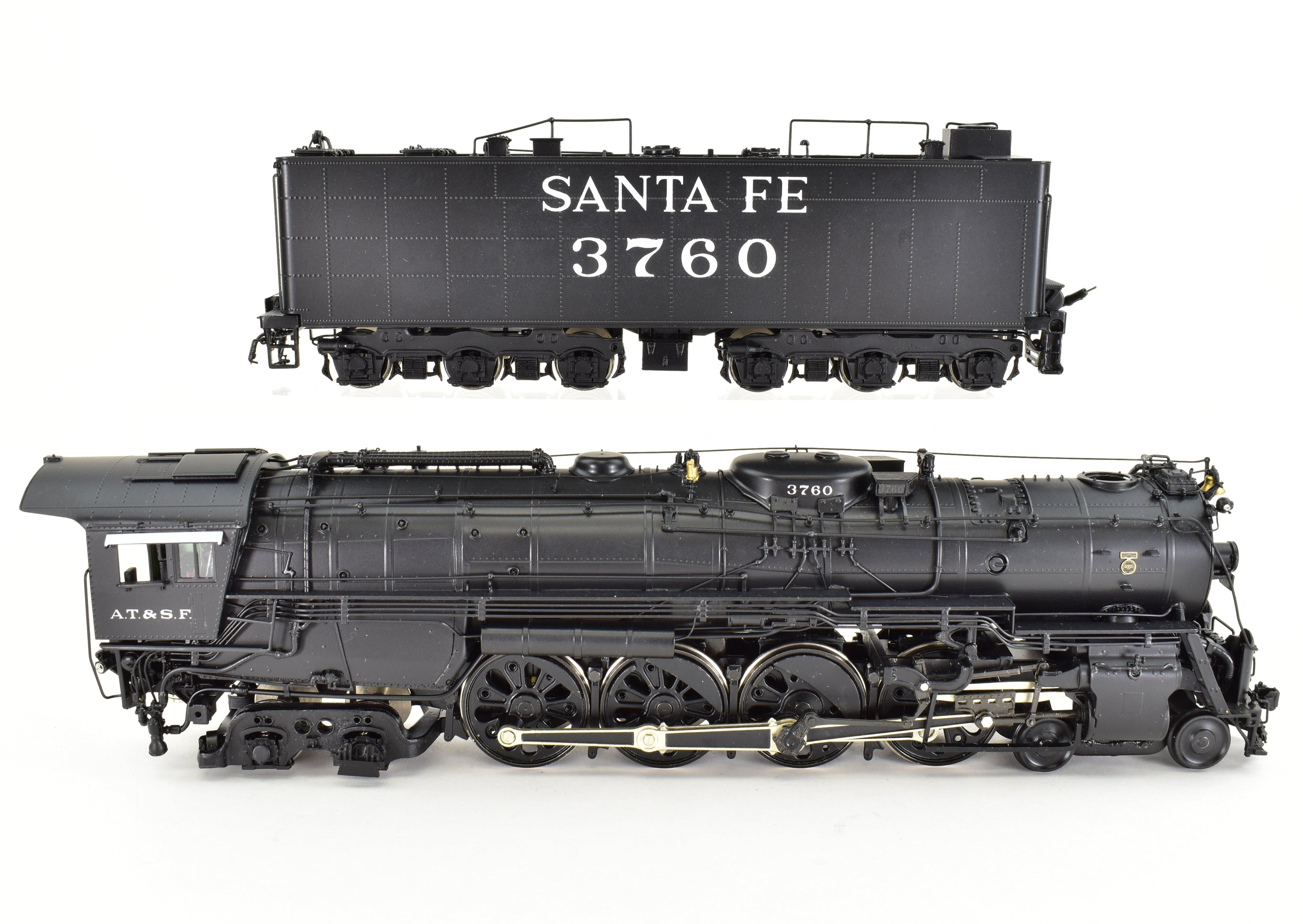 HO Brass Key Imports ATSF - Santa Fe 3751 Class 4-8-4 Modernized FP #3760 Model