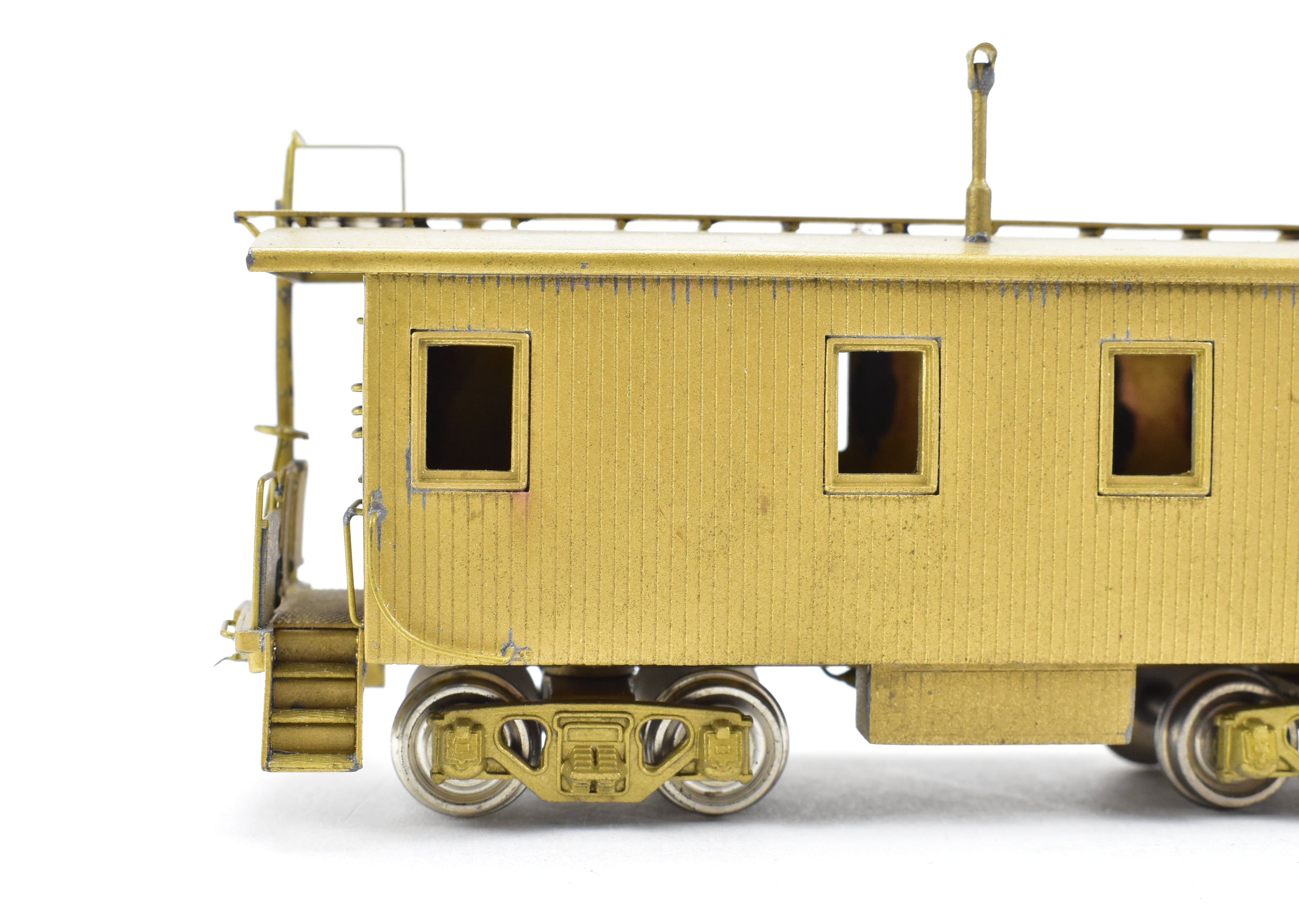HO Scale Brass Model of Oriental Limited Great Northern 25 - Foot Yard Service Caboose