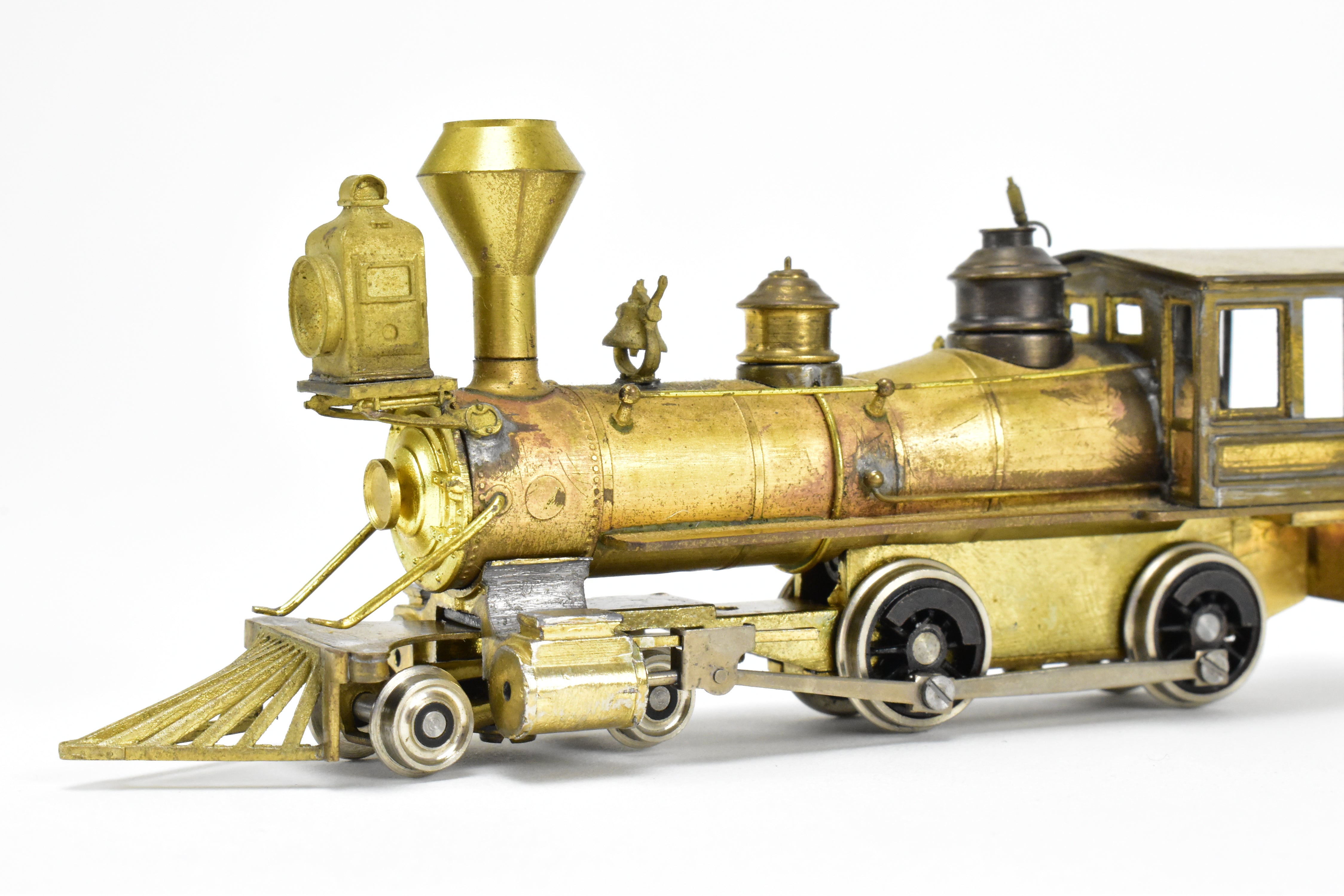 HOn3 Scale Brass American 4-4-0 Steam Locomotive by Far East Distributors (FED) Circa 1880 with Modified Details
