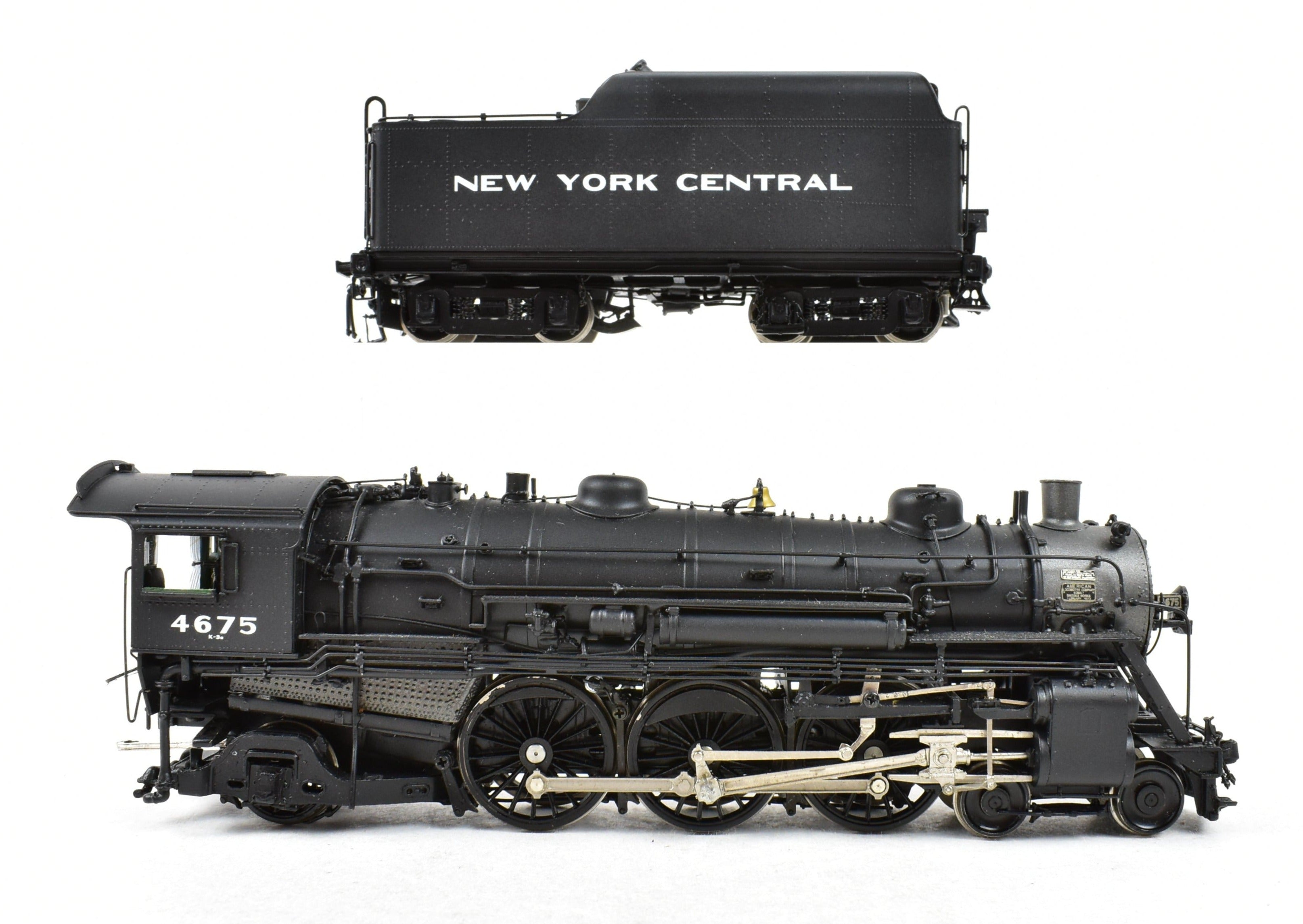HO Brass Key Imports NYC - Factory Painted New York Central K - 3q 4 - 6 - 2 Pacific No. 4675